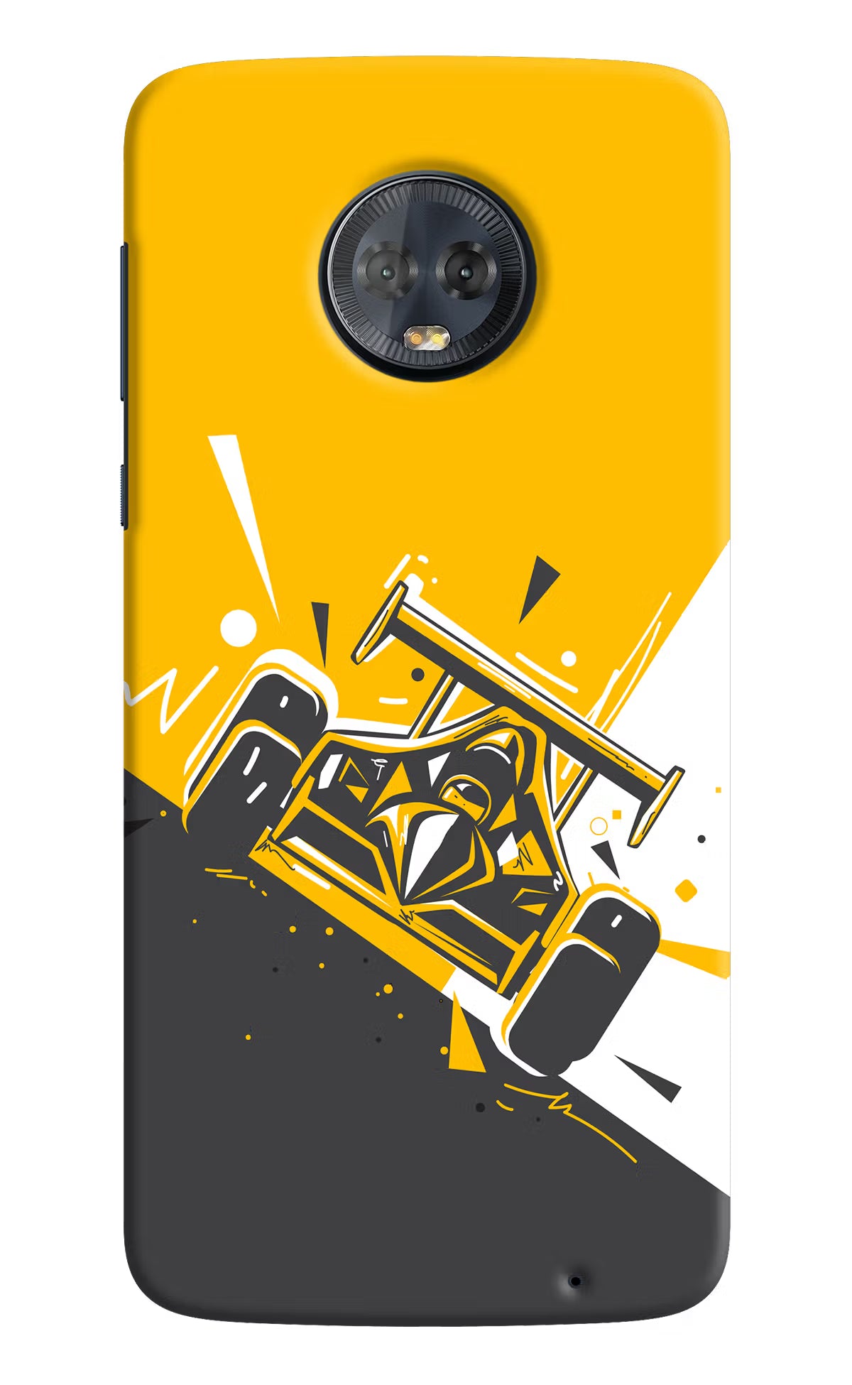 Track King Moto G6 Back Cover - Track King Moto G6 Hard Case Back Cover by Casekaro Track King Moto G6 Hard Case Back Cover by Casekaro