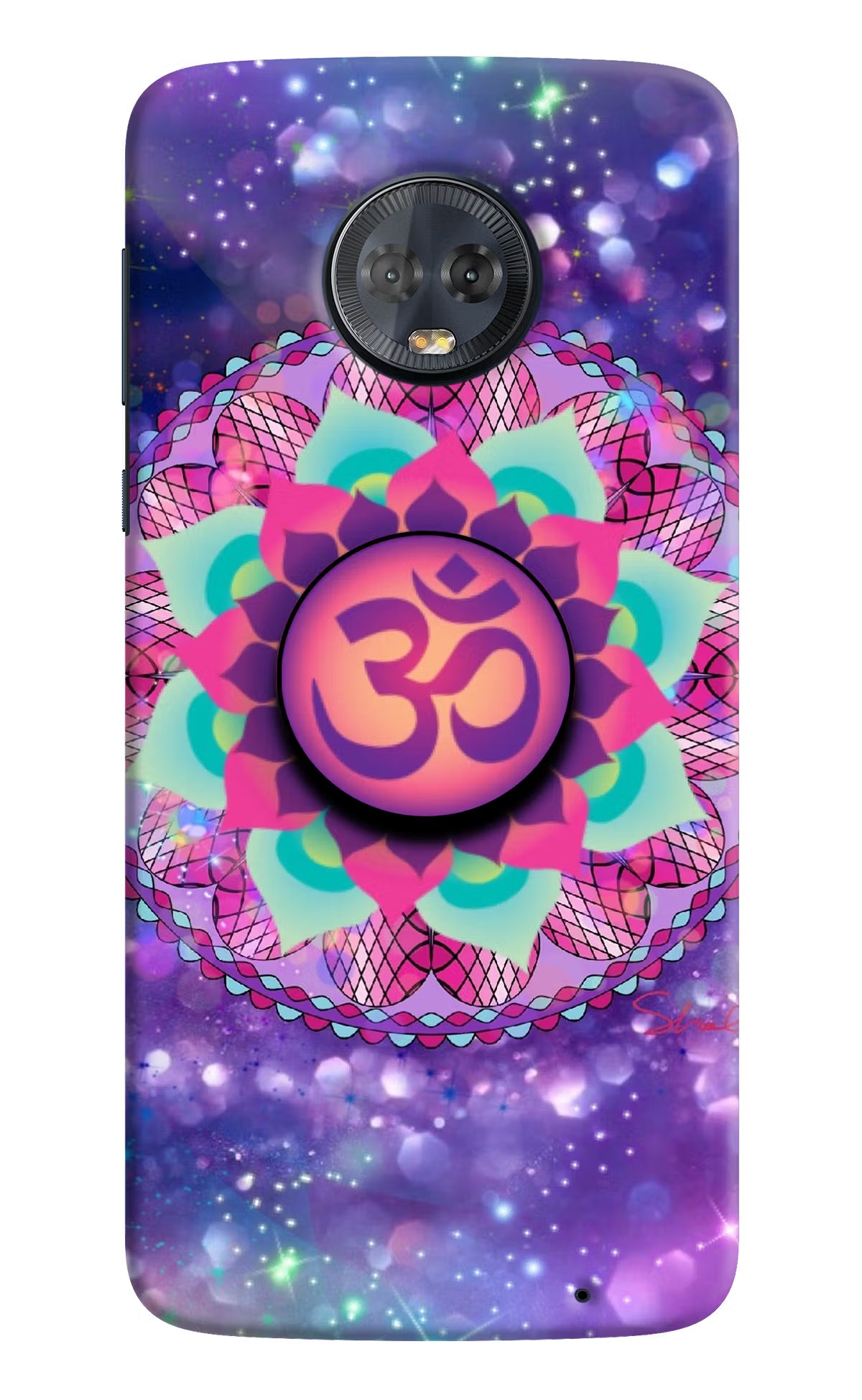 Om Purple Moto G6 Pop Case - Om Purple Moto G6 Pop Case by Casekaro Om Purple Moto G6 Pop Case by Casekaro