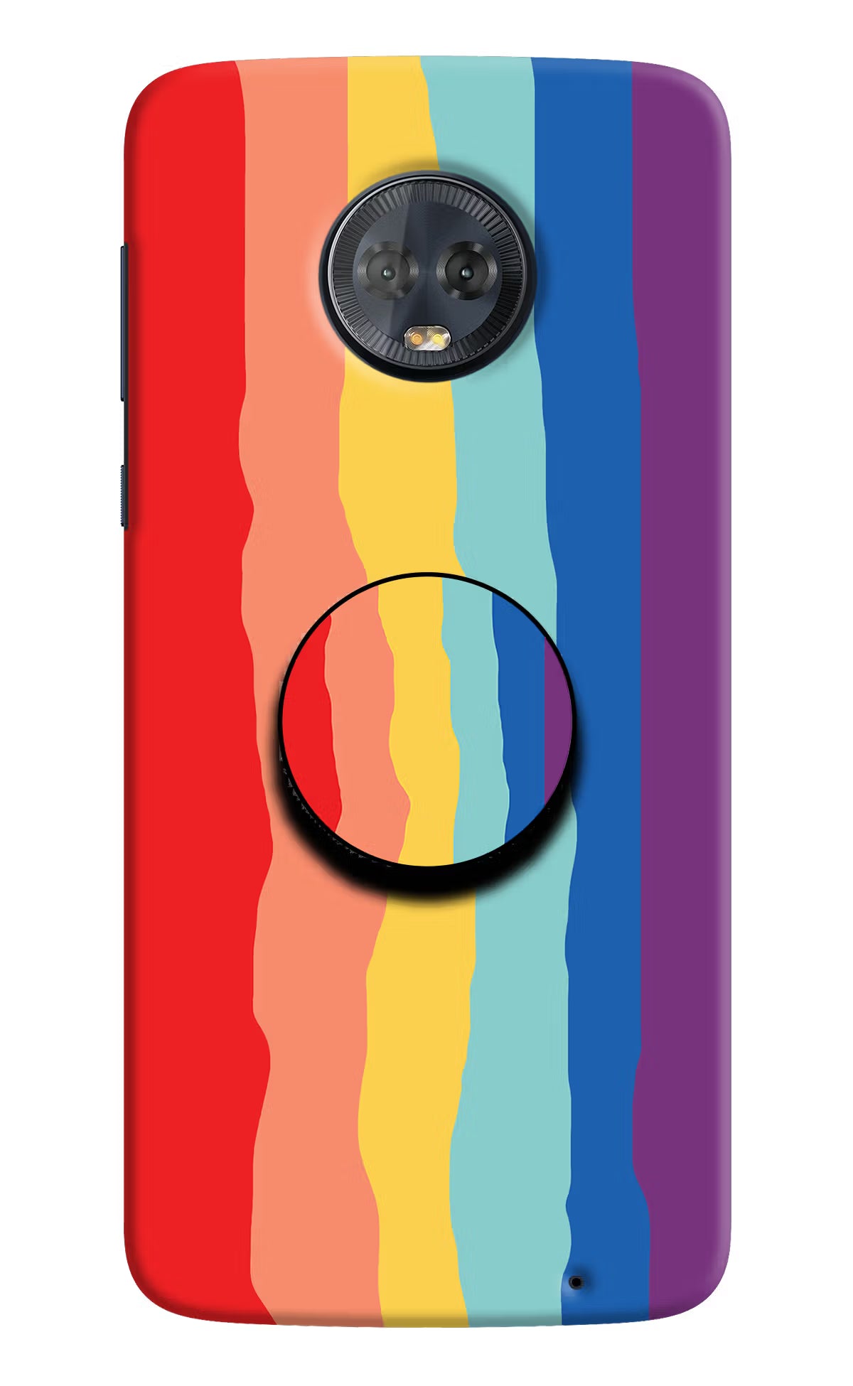 Rainbow Moto G6 Pop Case - Rainbow Moto G6 Pop Case by Casekaro Rainbow Moto G6 Pop Case by Casekaro