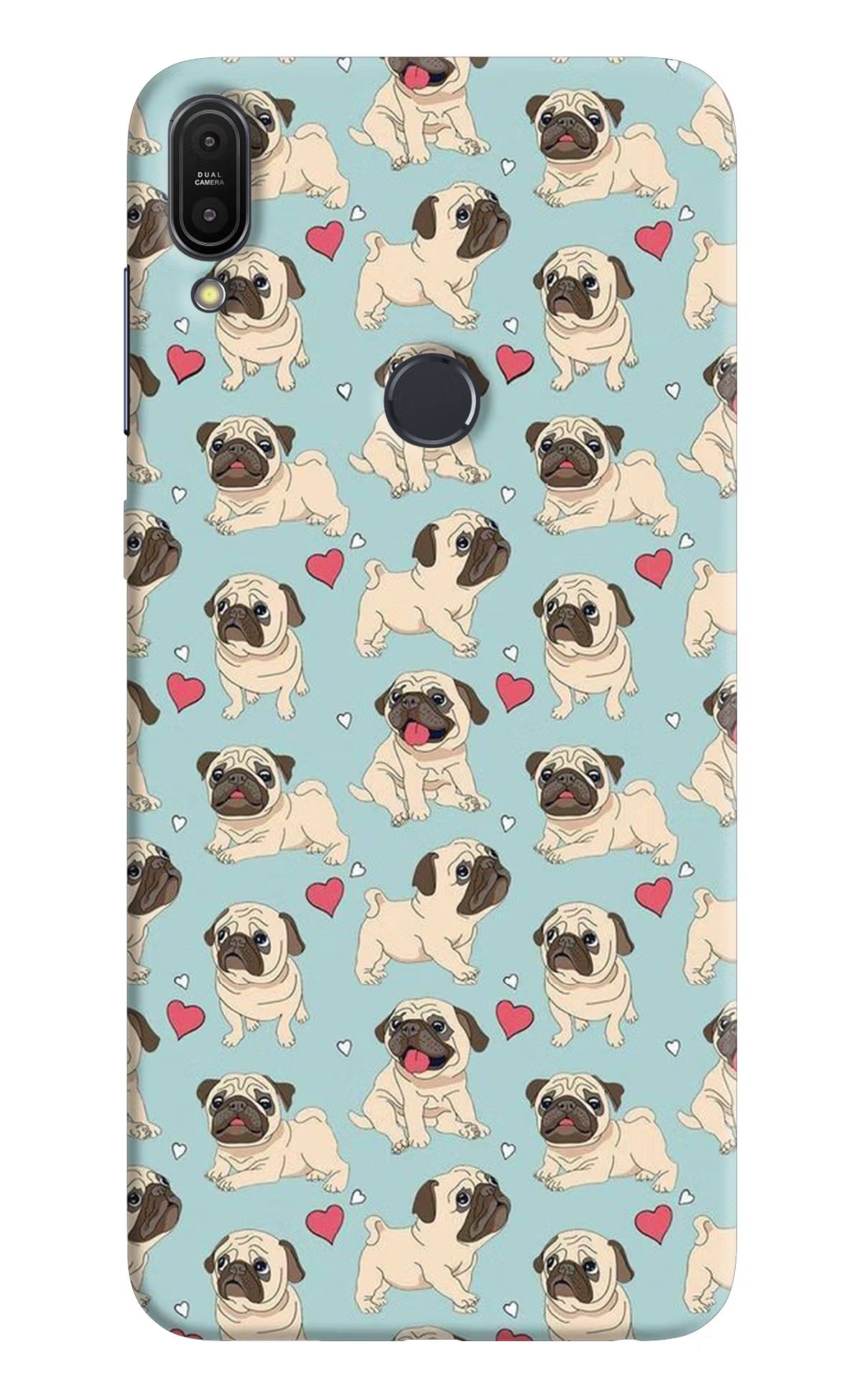 Pug Dog Asus Zenfone Max Pro M1 Back Cover - Pug Dog Asus Zenfone Max Pro M1 Hard Case Back Cover by Casekaro Pug Dog Asus Zenfone Max Pro M1 Hard Case Back Cover by Casekaro