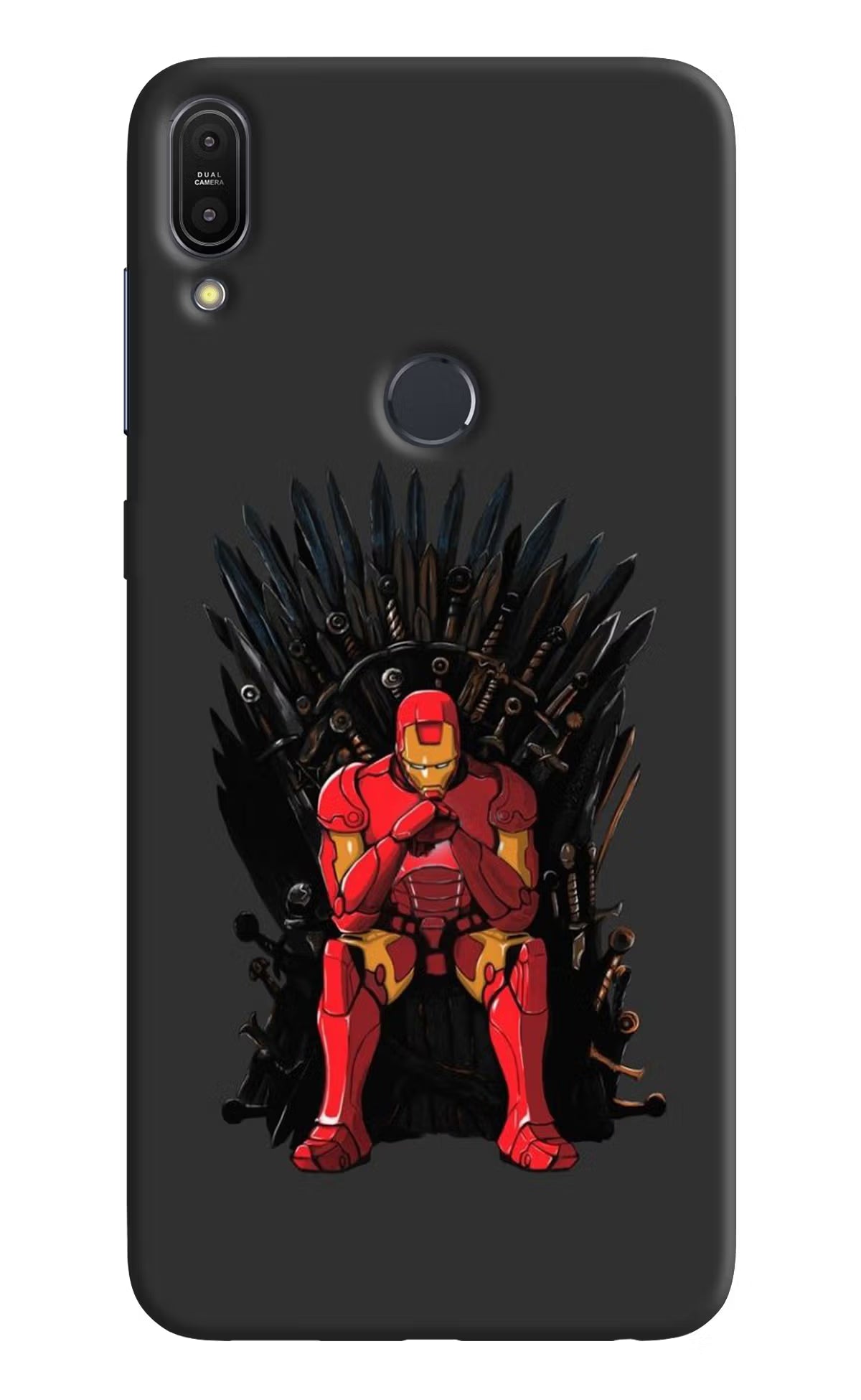 Ironman Throne Asus Zenfone Max Pro M1 Back Cover - Ironman Throne Asus Zenfone Max Pro M1 Hard Case Back Cover by Casekaro Ironman Throne Asus Zenfone Max Pro M1 Hard Case Back Cover by Casekaro