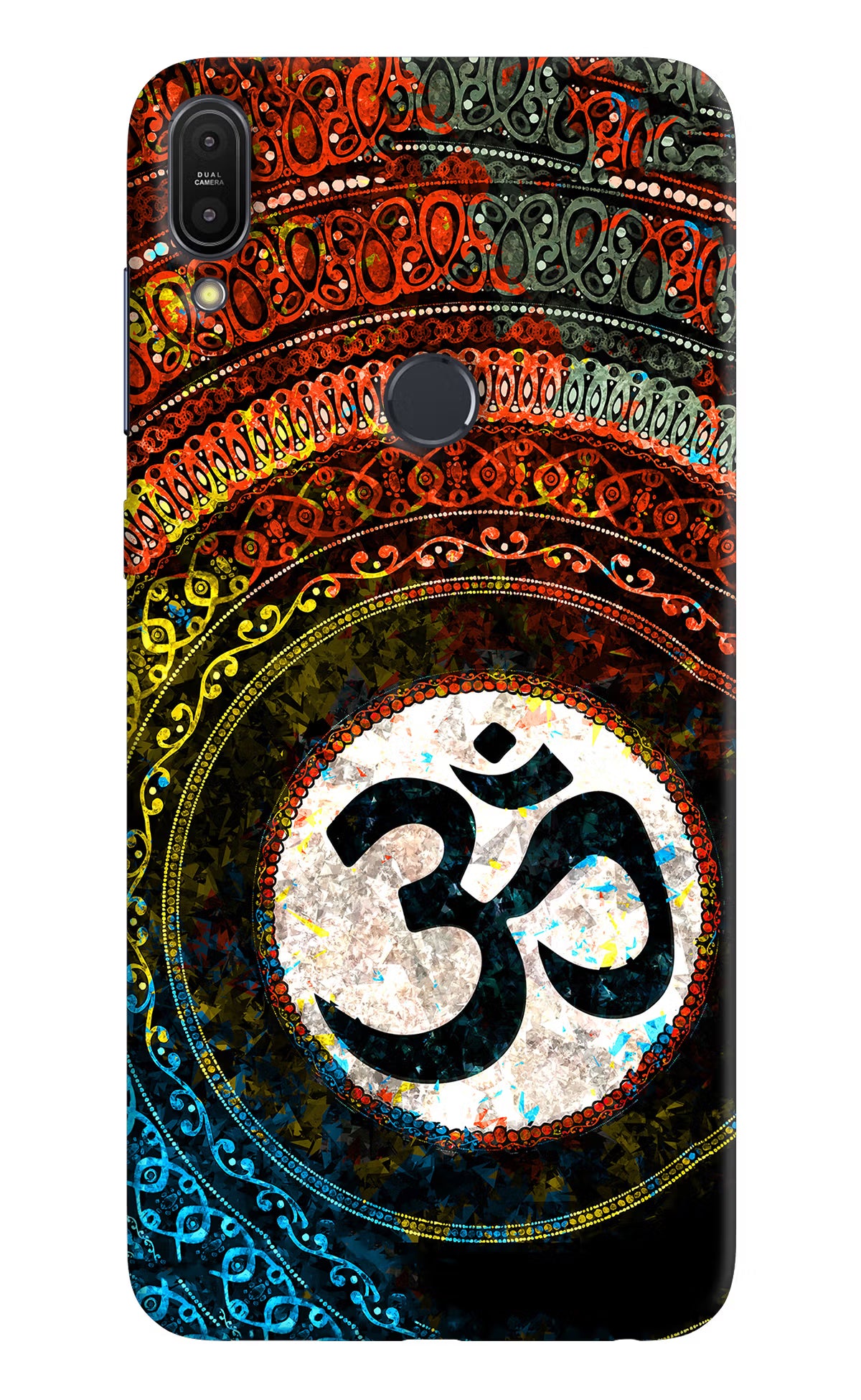 Om Cultural Asus Zenfone Max Pro M1 Back Cover - Om Cultural Asus Zenfone Max Pro M1 Hard Case Back Cover by Casekaro Om Cultural Asus Zenfone Max Pro M1 Hard Case Back Cover by Casekaro