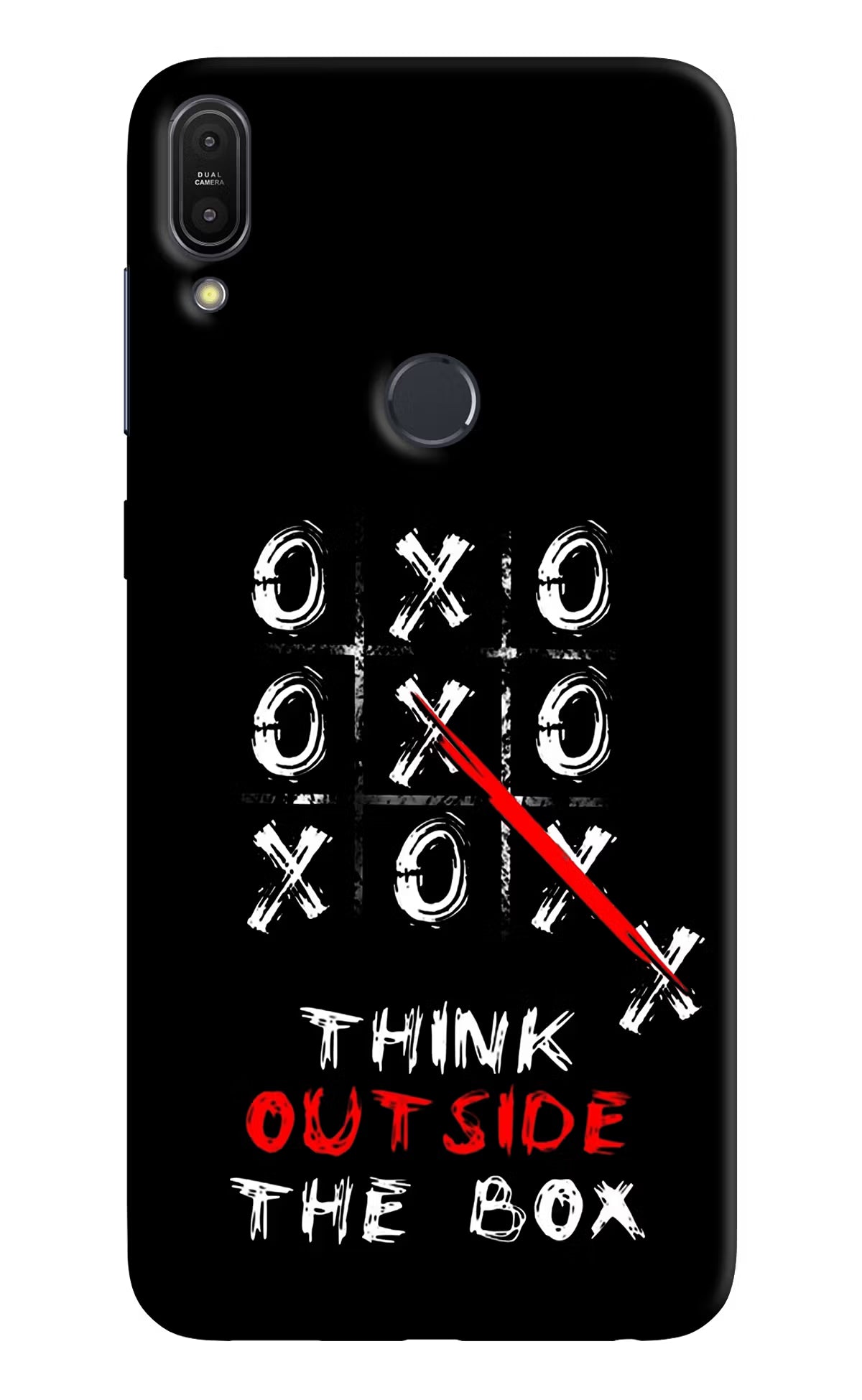Think out of the BOX Asus Zenfone Max Pro M1 Back Cover - Think out of the BOX Asus Zenfone Max Pro M1 Hard Case Back Cover by Casekaro Think out of the BOX Asus Zenfone Max Pro M1 Hard Case Back Cover by Casekaro