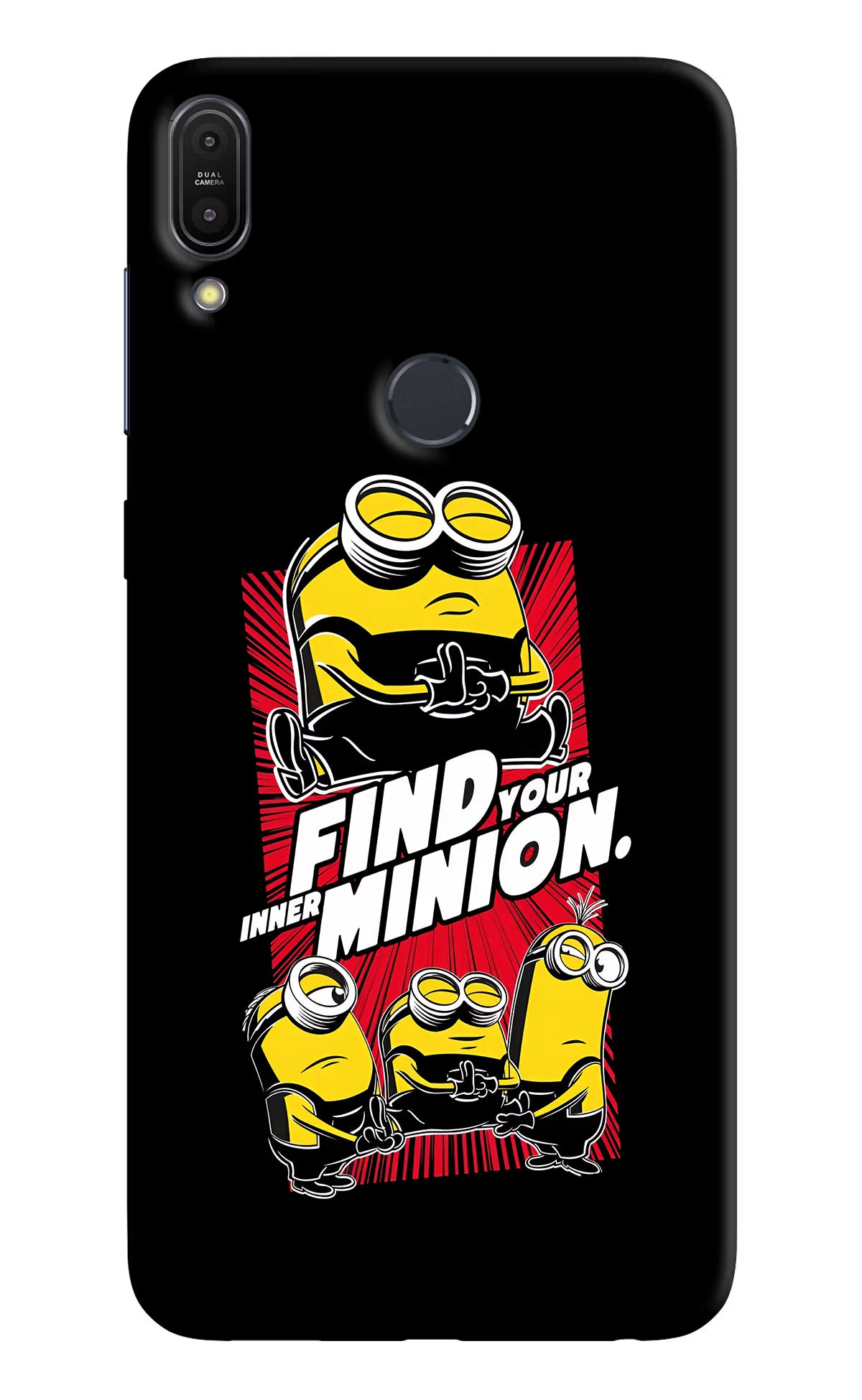 Find your inner Minion Asus Zenfone Max Pro M1 Back Cover - Find your inner Minion Asus Zenfone Max Pro M1 Hard Case Back Cover by Casekaro Find your inner Minion Asus Zenfone Max Pro M1 Hard Case Back Cover by Casekaro