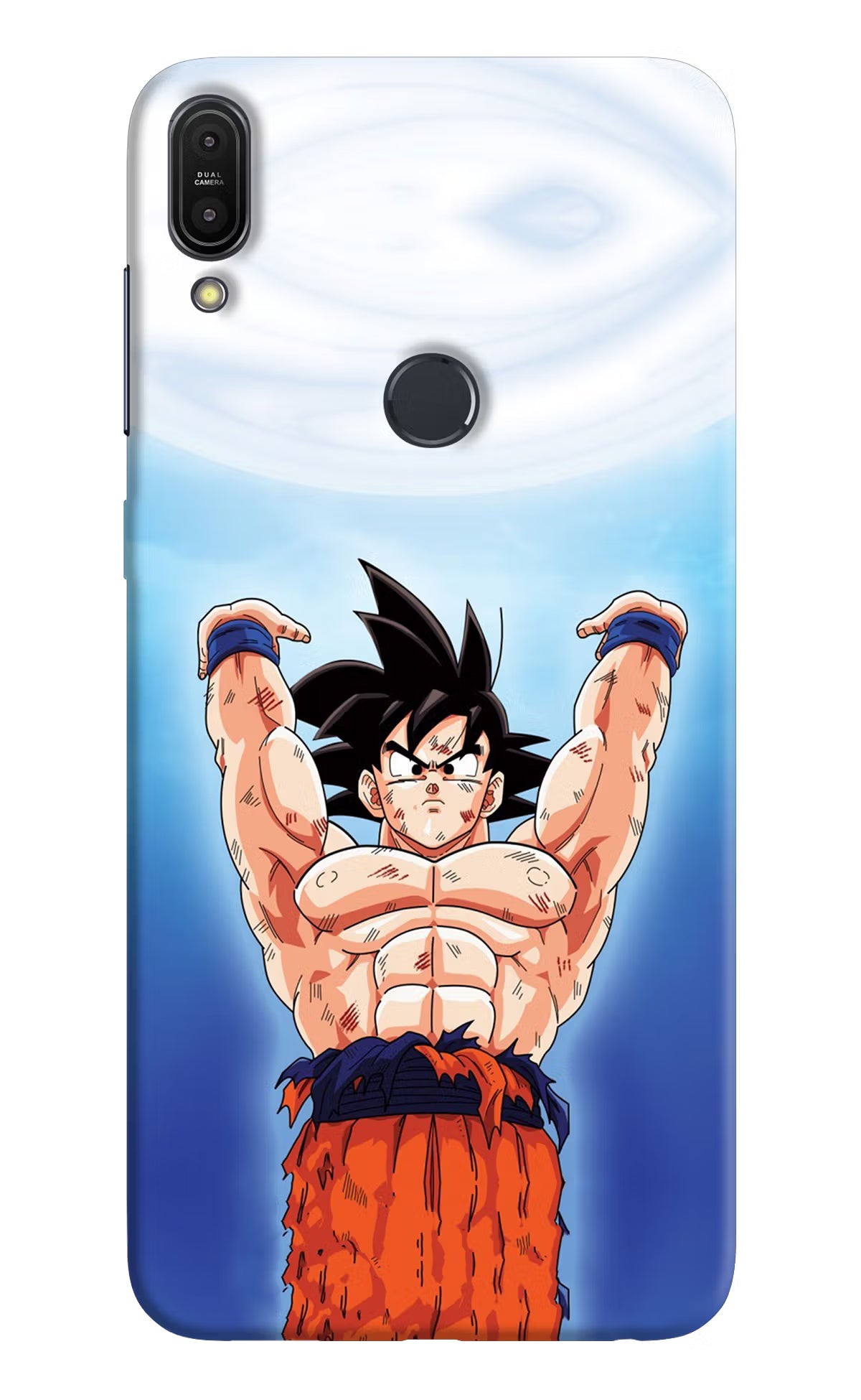 Goku Power Asus Zenfone Max Pro M1 Back Cover - Goku Power Asus Zenfone Max Pro M1 Hard Case Back Cover by Casekaro Goku Power Asus Zenfone Max Pro M1 Hard Case Back Cover by Casekaro