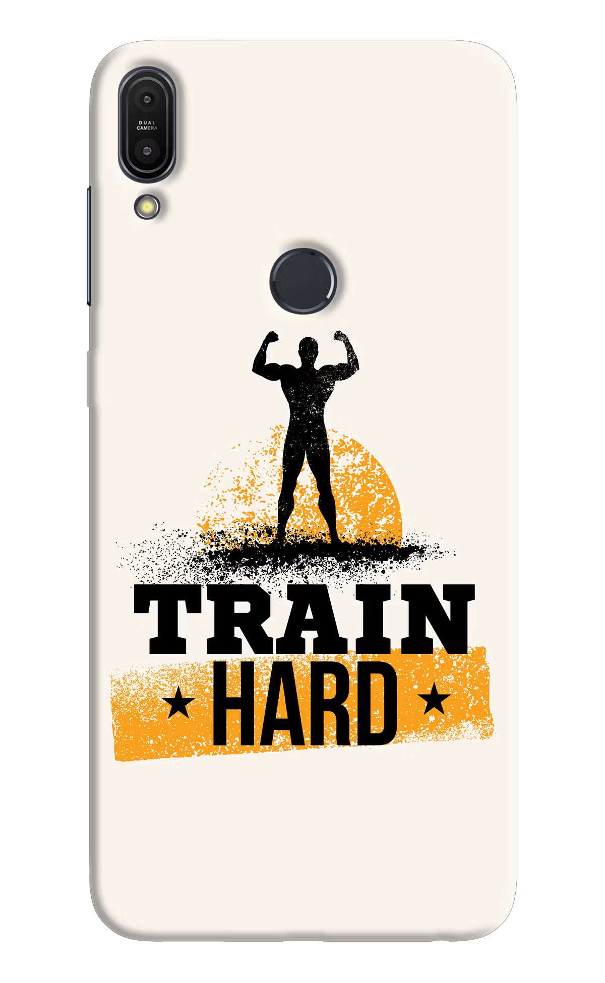 Train Hard Asus Zenfone Max Pro M1 Back Cover - Train Hard Asus Zenfone Max Pro M1 Hard Case Back Cover by Casekaro Train Hard Asus Zenfone Max Pro M1 Hard Case Back Cover by Casekaro