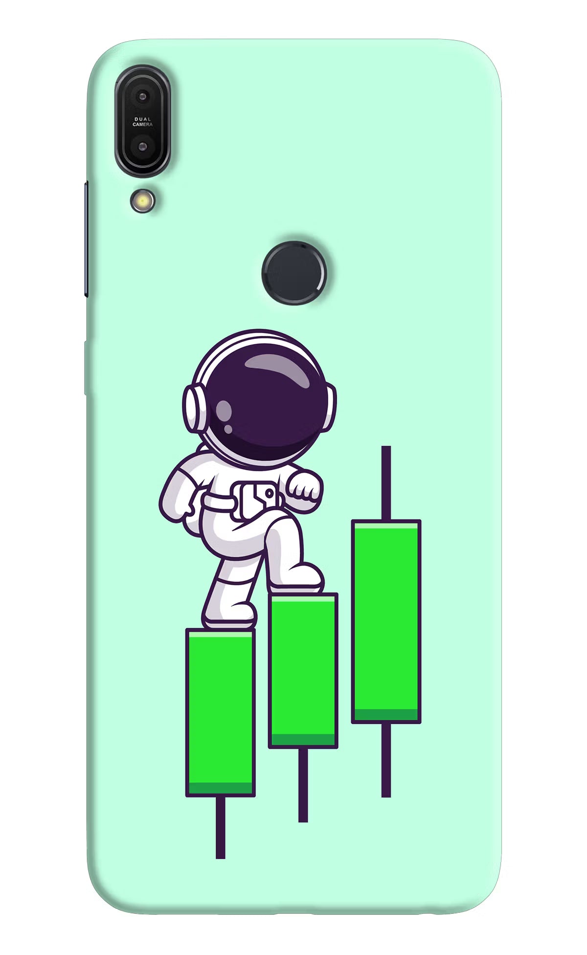 Astronaut Trader Asus Zenfone Max Pro M1 Back Cover - Astronaut Trader Asus Zenfone Max Pro M1 Hard Case Back Cover by Casekaro Astronaut Trader Asus Zenfone Max Pro M1 Hard Case Back Cover by Casekaro