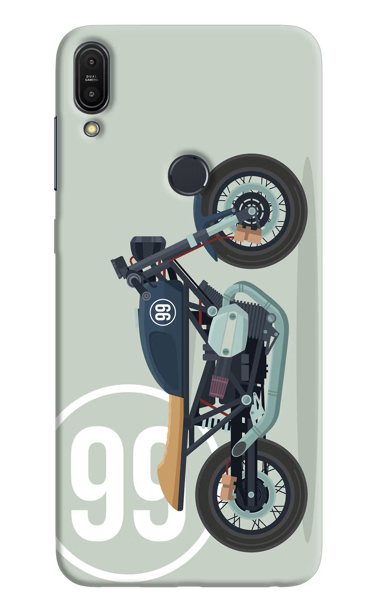 Classic Cafe Racer 99 Asus Zenfone Max Pro M1 Back Cover - Classic Cafe Racer 99 Asus Zenfone Max Pro M1 Hard Case Back Cover by Casekaro Classic Cafe Racer 99 Asus Zenfone Max Pro M1 Hard Case Back Cover by Casekaro