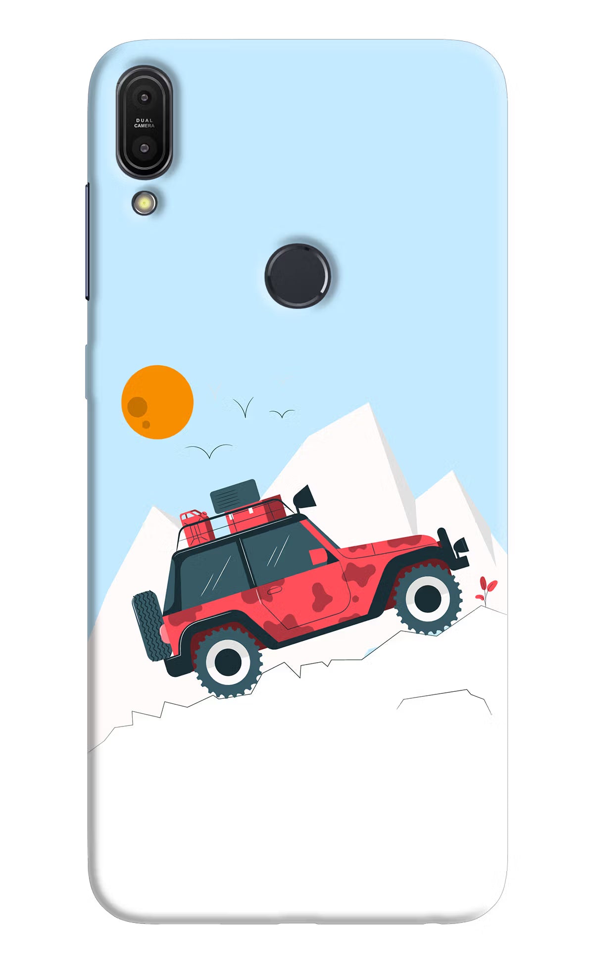 Mountain Trail Beast Asus Zenfone Max Pro M1 Back Cover - Mountain Trail Beast Asus Zenfone Max Pro M1 Hard Case Back Cover by Casekaro Mountain Trail Beast Asus Zenfone Max Pro M1 Hard Case Back Cover by Casekaro