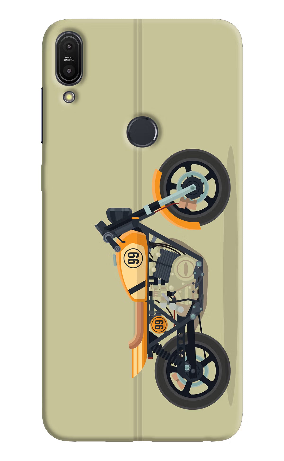 Vertical Speedster Asus Zenfone Max Pro M1 Back Cover - Vertical Speedster Asus Zenfone Max Pro M1 Hard Case Back Cover by Casekaro Vertical Speedster Asus Zenfone Max Pro M1 Hard Case Back Cover by Casekaro