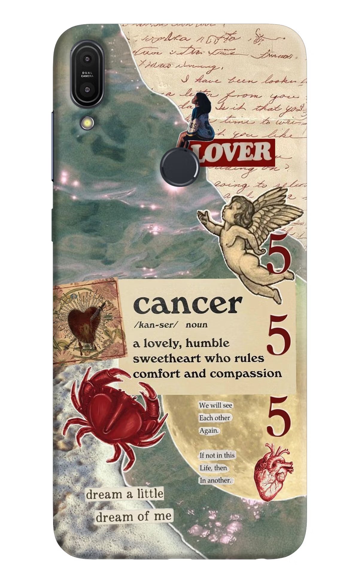 Cancer Zodiac Asus Zenfone Max Pro M1 Back Cover - Cancer Zodiac Asus Zenfone Max Pro M1 Hard Case Back Cover by Casekaro Cancer Zodiac Asus Zenfone Max Pro M1 Hard Case Back Cover by Casekaro