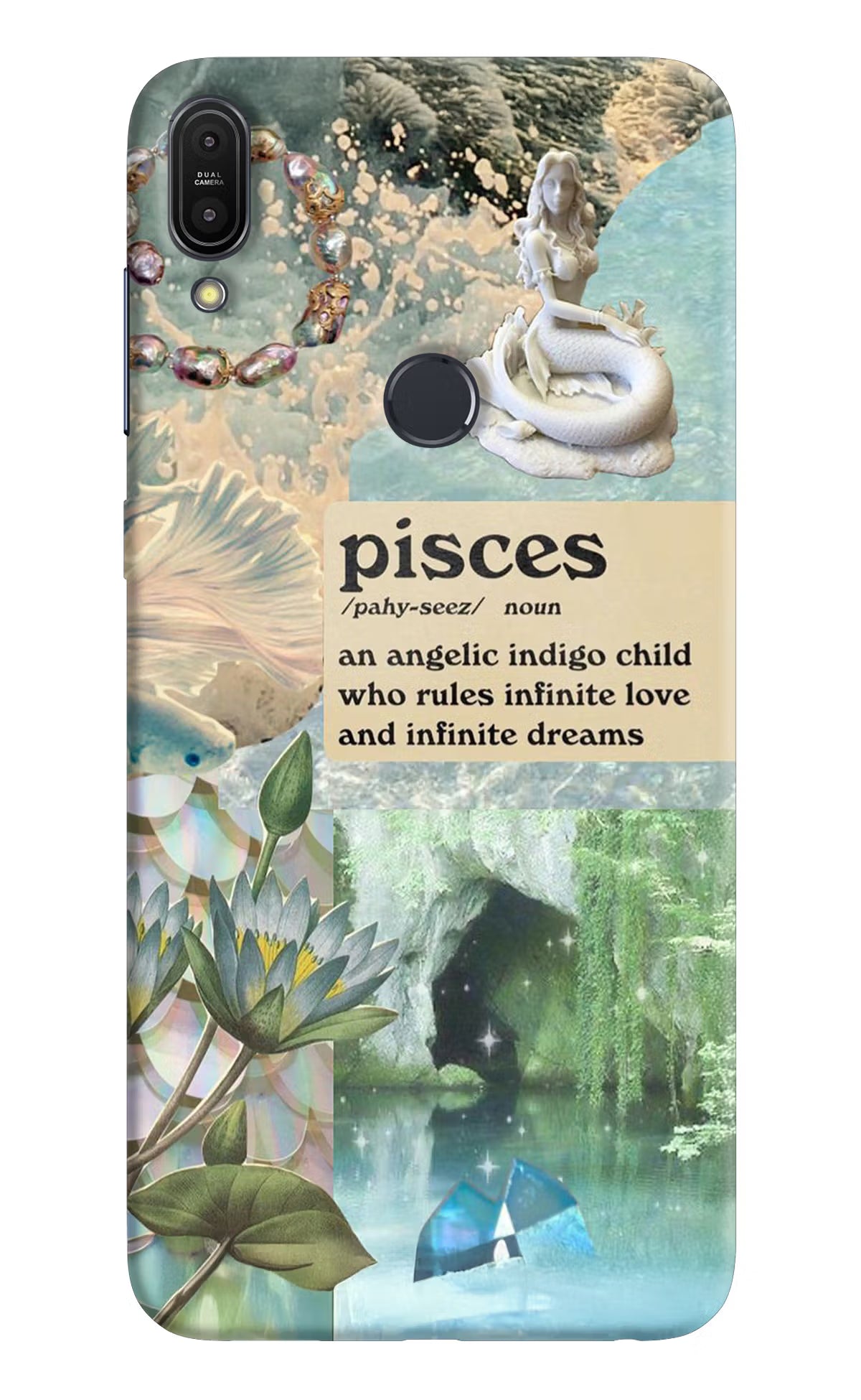 Pisces Zodiac Asus Zenfone Max Pro M1 Back Cover - Pisces Zodiac Asus Zenfone Max Pro M1 Hard Case Back Cover by Casekaro Pisces Zodiac Asus Zenfone Max Pro M1 Hard Case Back Cover by Casekaro