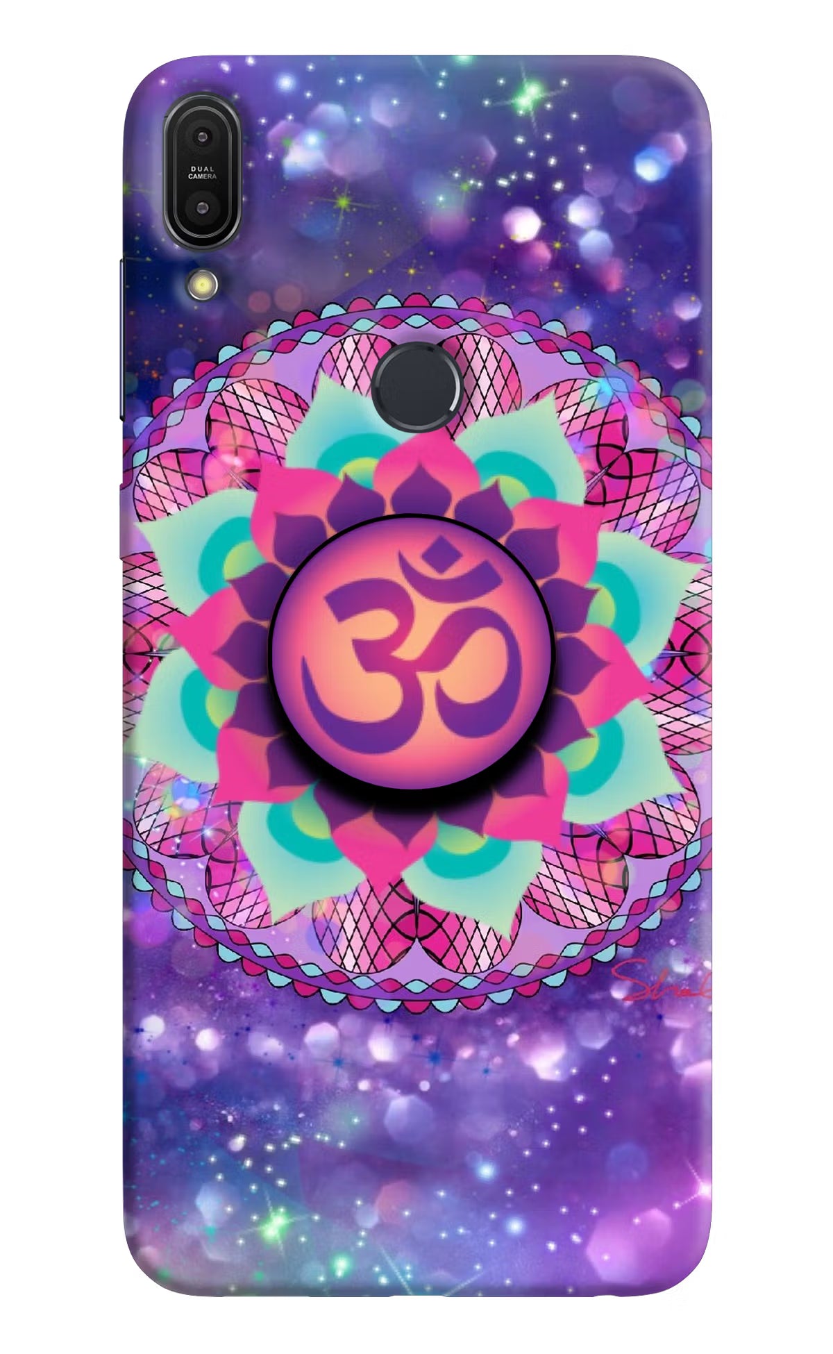 Om Purple Asus Zenfone Max Pro M1 Pop Case - Om Purple Asus Zenfone Max Pro M1 Pop Case by Casekaro Om Purple Asus Zenfone Max Pro M1 Pop Case by Casekaro