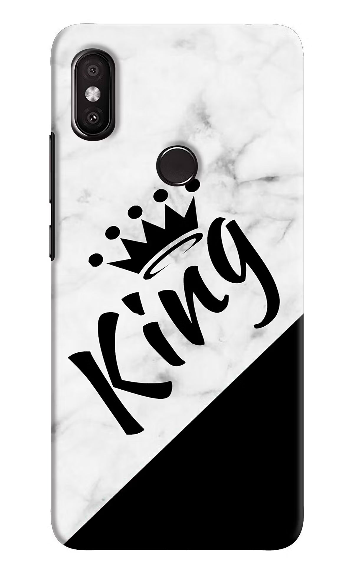 King Redmi Y2 Back Cover - King Redmi Y2 Hard Case Back Cover by Casekaro King Redmi Y2 Hard Case Back Cover by Casekaro