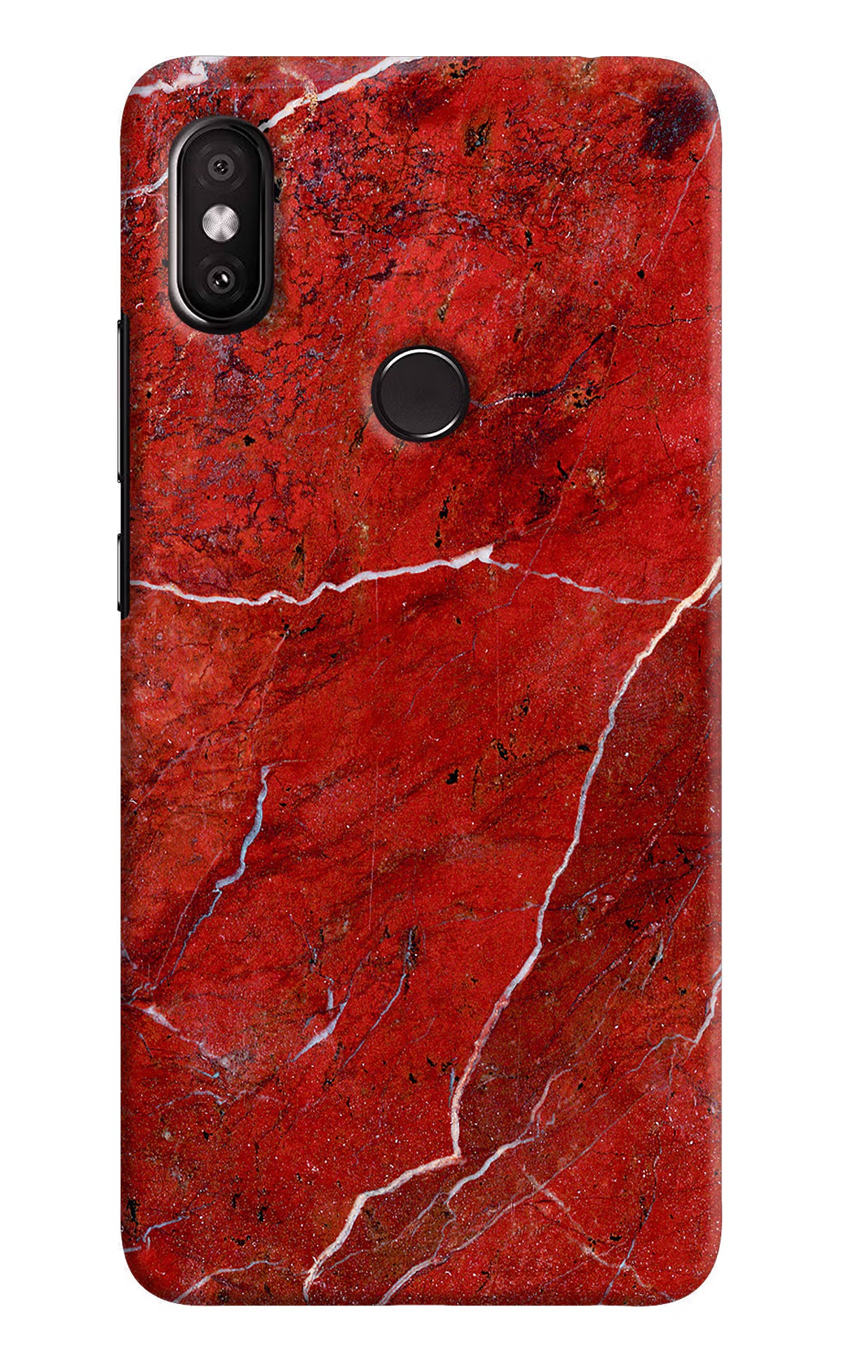 Red Marble Design Redmi Y2 Back Cover - Red Marble Design Redmi Y2 Hard Case Back Cover by Casekaro Red Marble Design Redmi Y2 Hard Case Back Cover by Casekaro