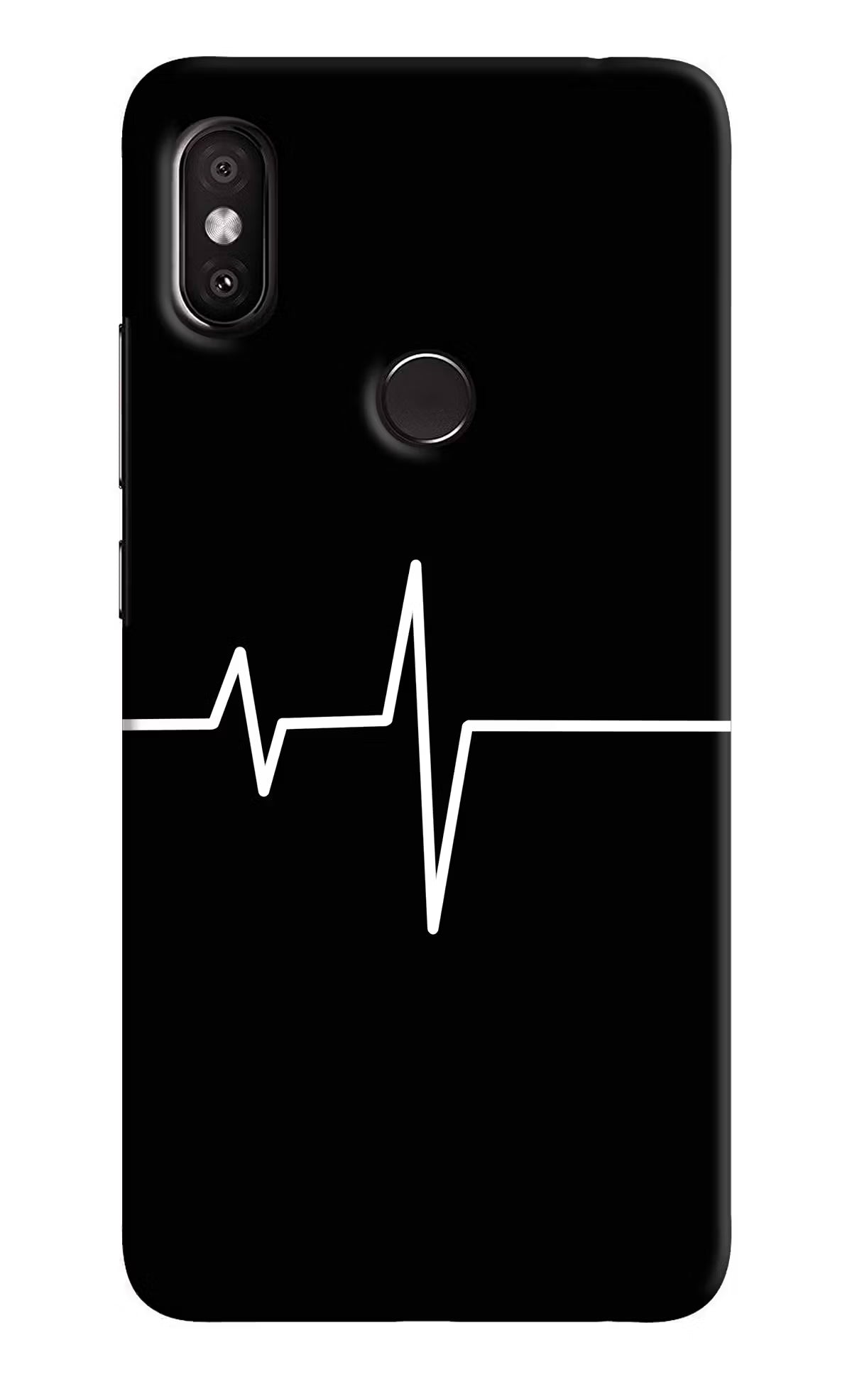 Heart Beats Redmi Y2 Back Cover - Heart Beats Redmi Y2 Hard Case Back Cover by Casekaro Heart Beats Redmi Y2 Hard Case Back Cover by Casekaro