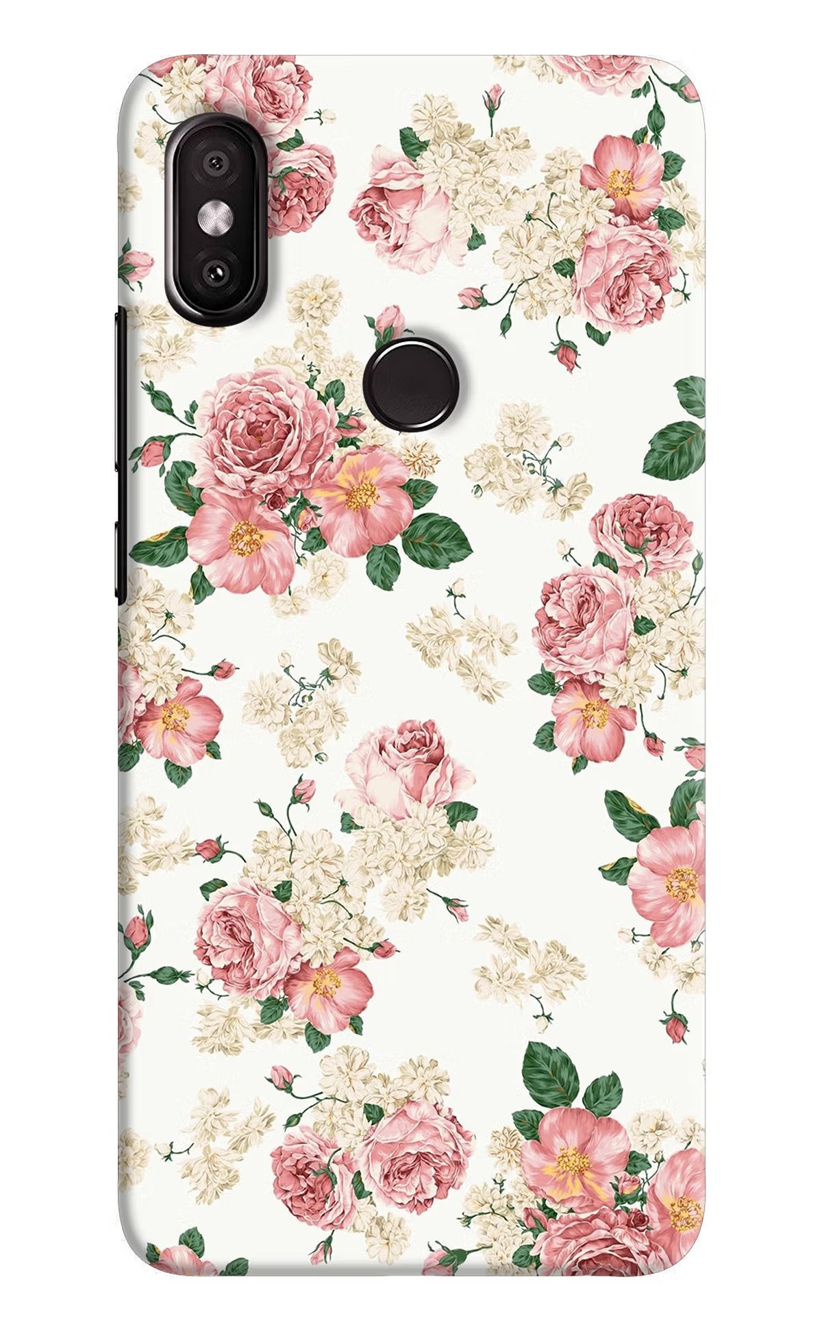 Flowers Redmi Y2 Back Cover - Flowers Redmi Y2 Hard Case Back Cover by Casekaro Flowers Redmi Y2 Hard Case Back Cover by Casekaro