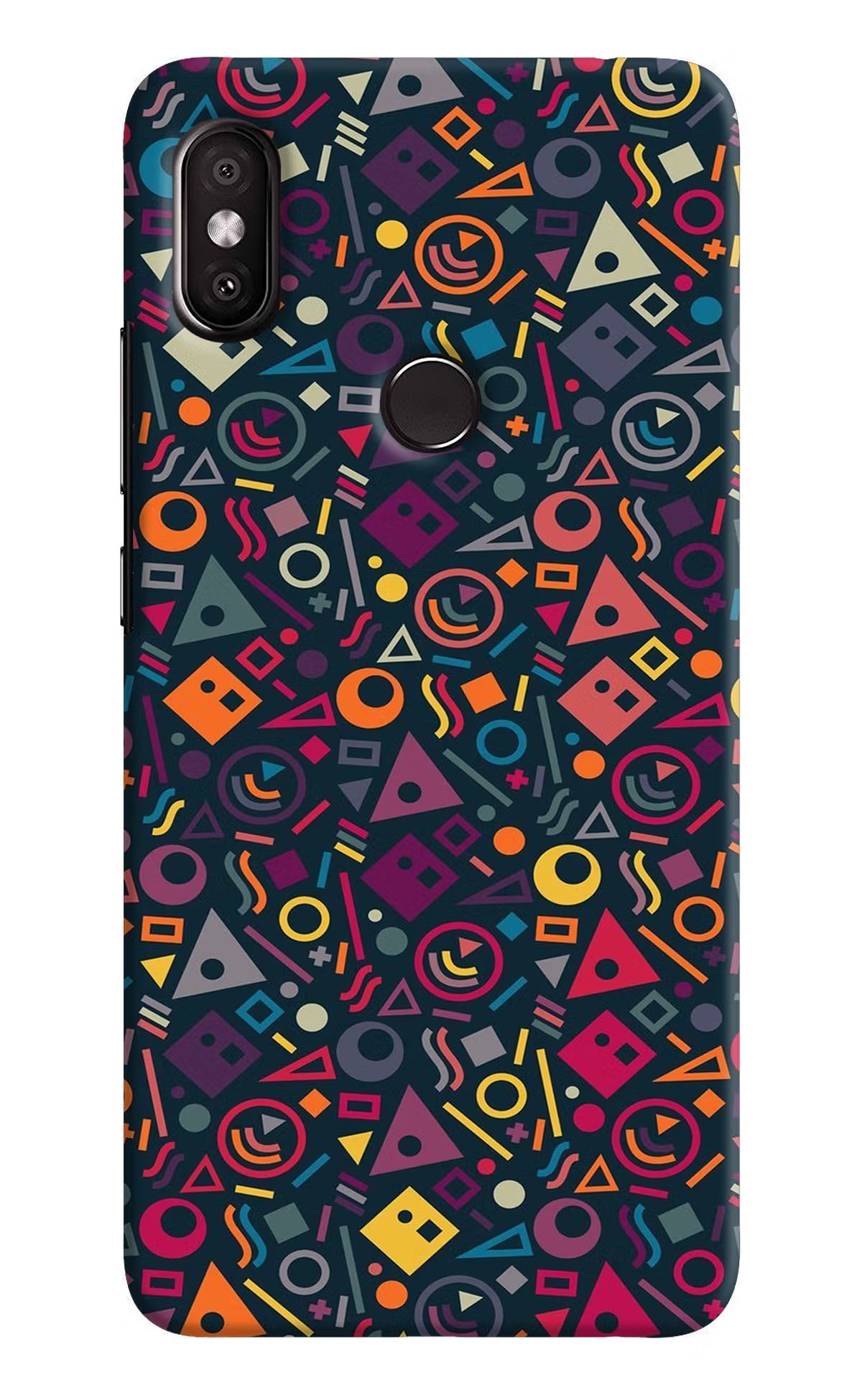 Geometric Abstract Redmi Y2 Back Cover - Geometric Abstract Redmi Y2 Hard Case Back Cover by Casekaro Geometric Abstract Redmi Y2 Hard Case Back Cover by Casekaro