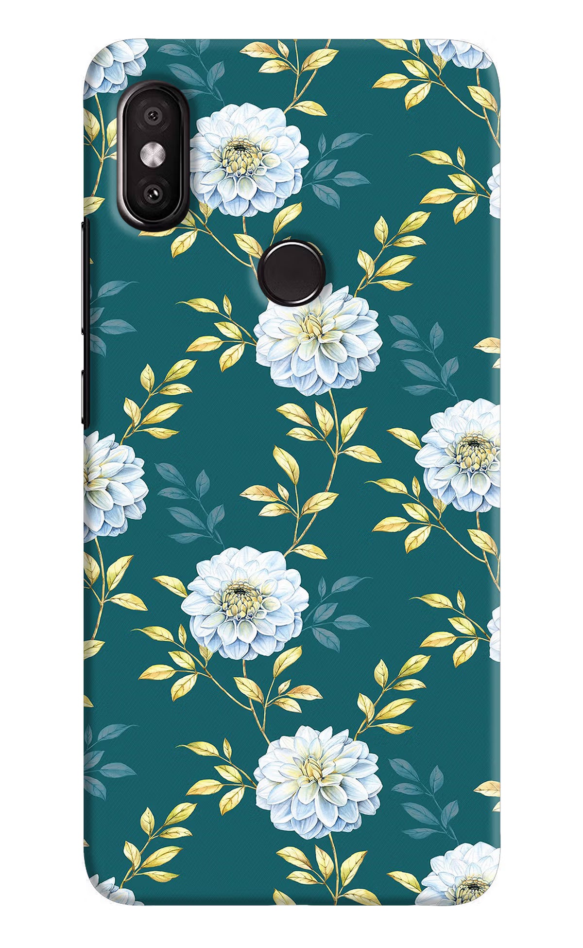 Flowers Redmi Y2 Back Cover - Flowers Redmi Y2 Hard Case Back Cover by Casekaro Flowers Redmi Y2 Hard Case Back Cover by Casekaro