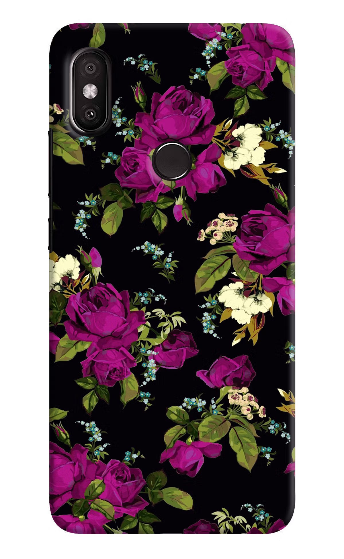 Flowers Redmi Y2 Back Cover - Flowers Redmi Y2 Hard Case Back Cover by Casekaro Flowers Redmi Y2 Hard Case Back Cover by Casekaro