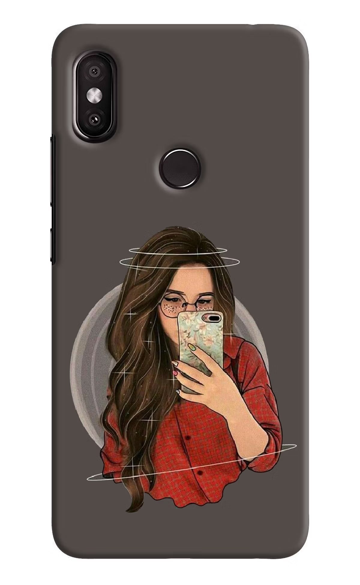 Selfie Queen Redmi Y2 Back Cover - Selfie Queen Redmi Y2 Hard Case Back Cover by Casekaro Selfie Queen Redmi Y2 Hard Case Back Cover by Casekaro