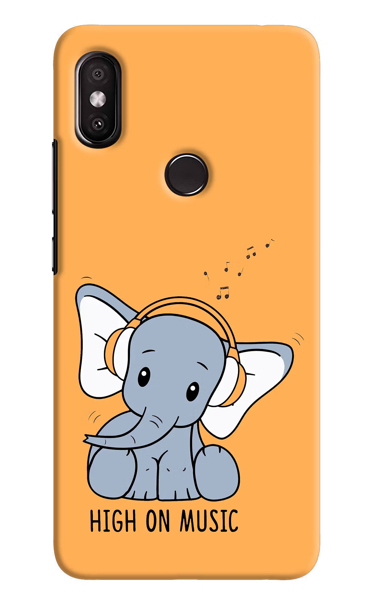 High On Music Redmi Y2 Back Cover - High On Music Redmi Y2 Hard Case Back Cover by Casekaro High On Music Redmi Y2 Hard Case Back Cover by Casekaro