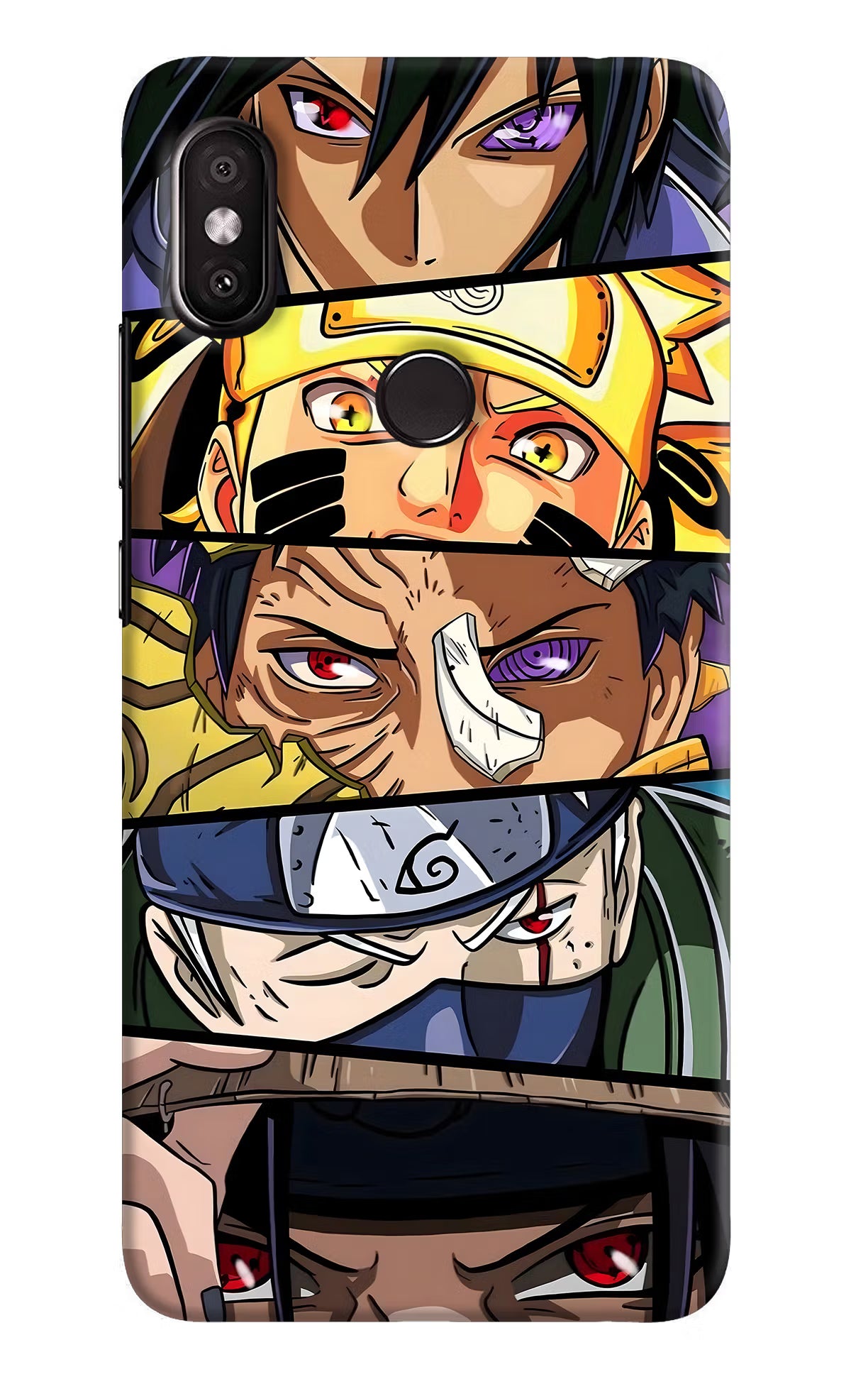 Naruto Character Redmi Y2 Back Cover - Naruto Character Redmi Y2 Hard Case Back Cover by Casekaro Naruto Character Redmi Y2 Hard Case Back Cover by Casekaro