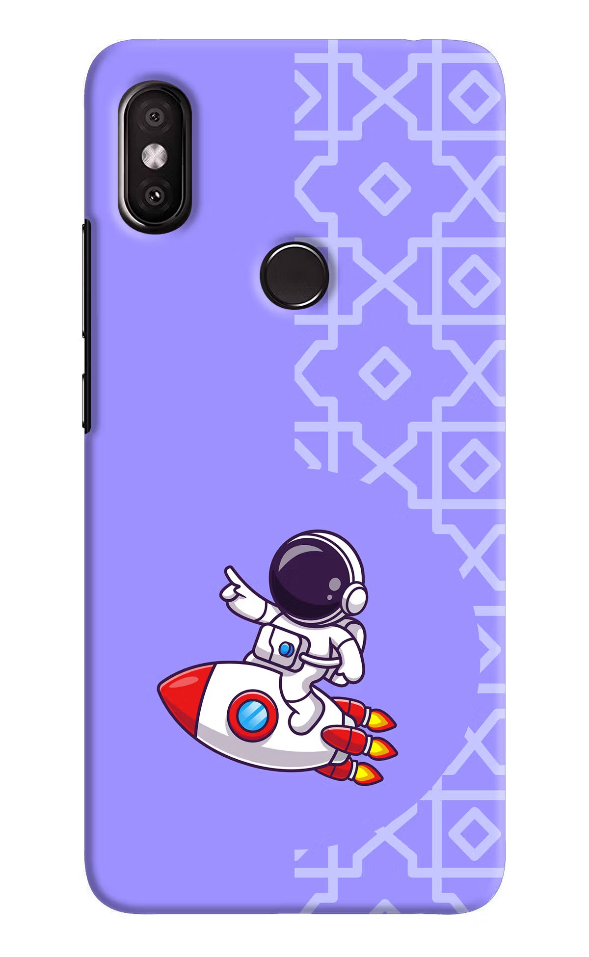 Cute Astronaut Redmi Y2 Back Cover - Cute Astronaut Redmi Y2 Hard Case Back Cover by Casekaro Cute Astronaut Redmi Y2 Hard Case Back Cover by Casekaro