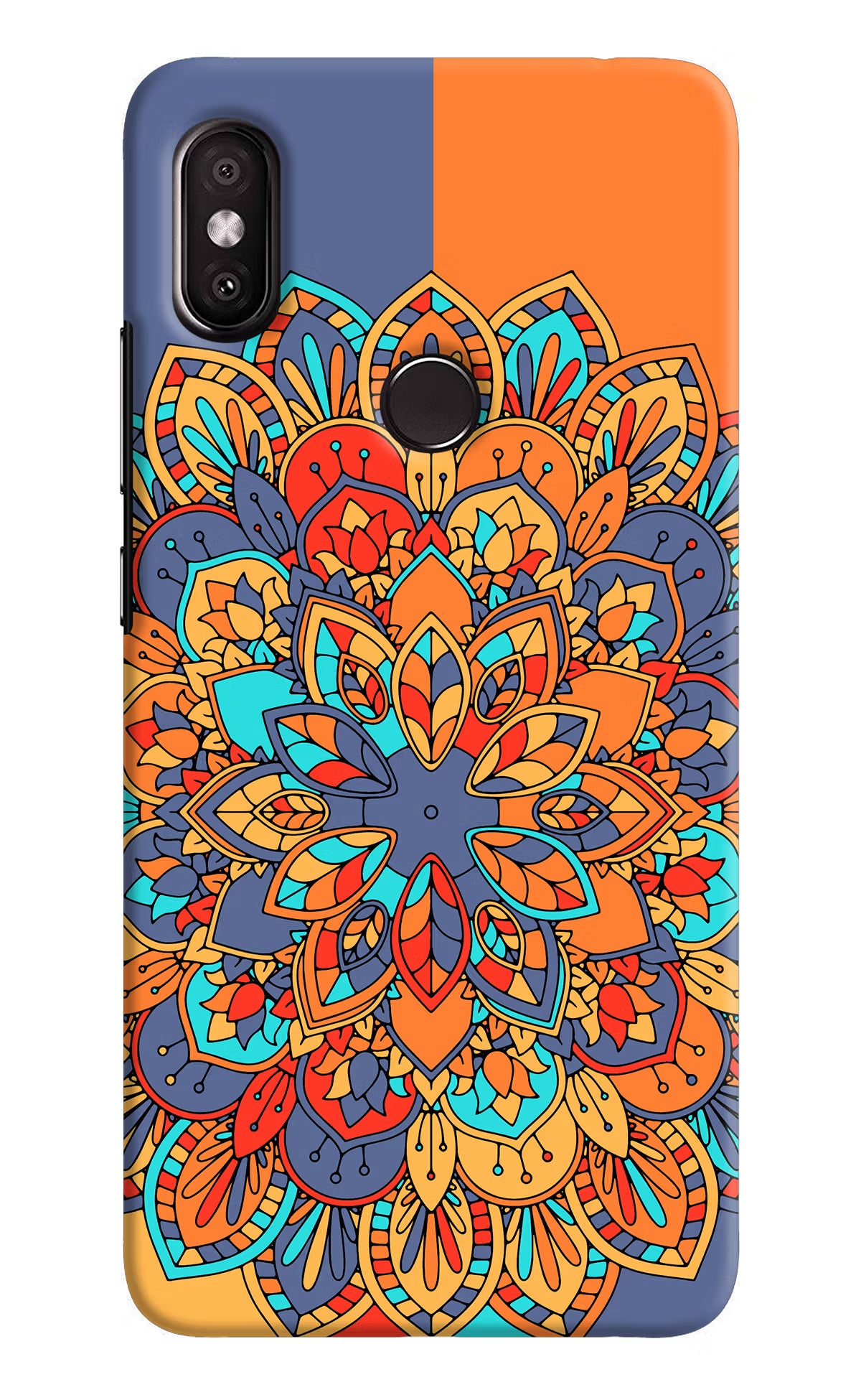Color Mandala Redmi Y2 Back Cover - Color Mandala Redmi Y2 Hard Case Back Cover by Casekaro Color Mandala Redmi Y2 Hard Case Back Cover by Casekaro