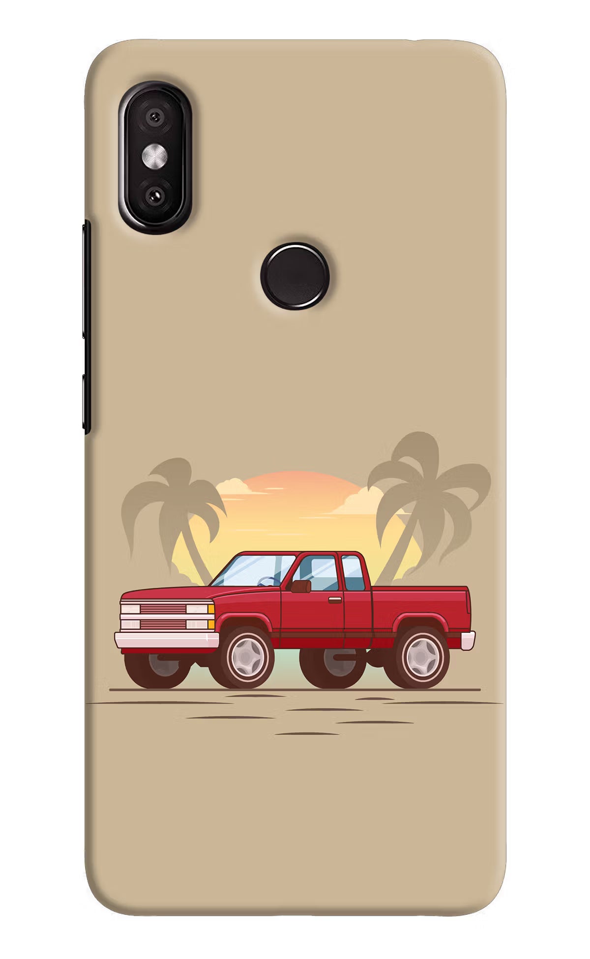 Desert Classic Drive Redmi Y2 Back Cover - Desert Classic Drive Redmi Y2 Hard Case Back Cover by Casekaro Desert Classic Drive Redmi Y2 Hard Case Back Cover by Casekaro
