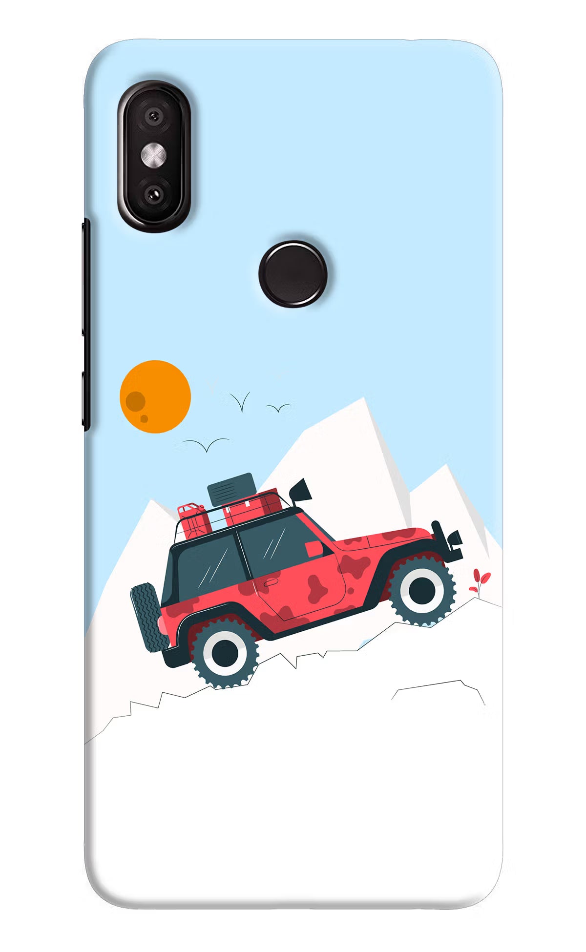 Mountain Trail Beast Redmi Y2 Back Cover - Mountain Trail Beast Redmi Y2 Hard Case Back Cover by Casekaro Mountain Trail Beast Redmi Y2 Hard Case Back Cover by Casekaro