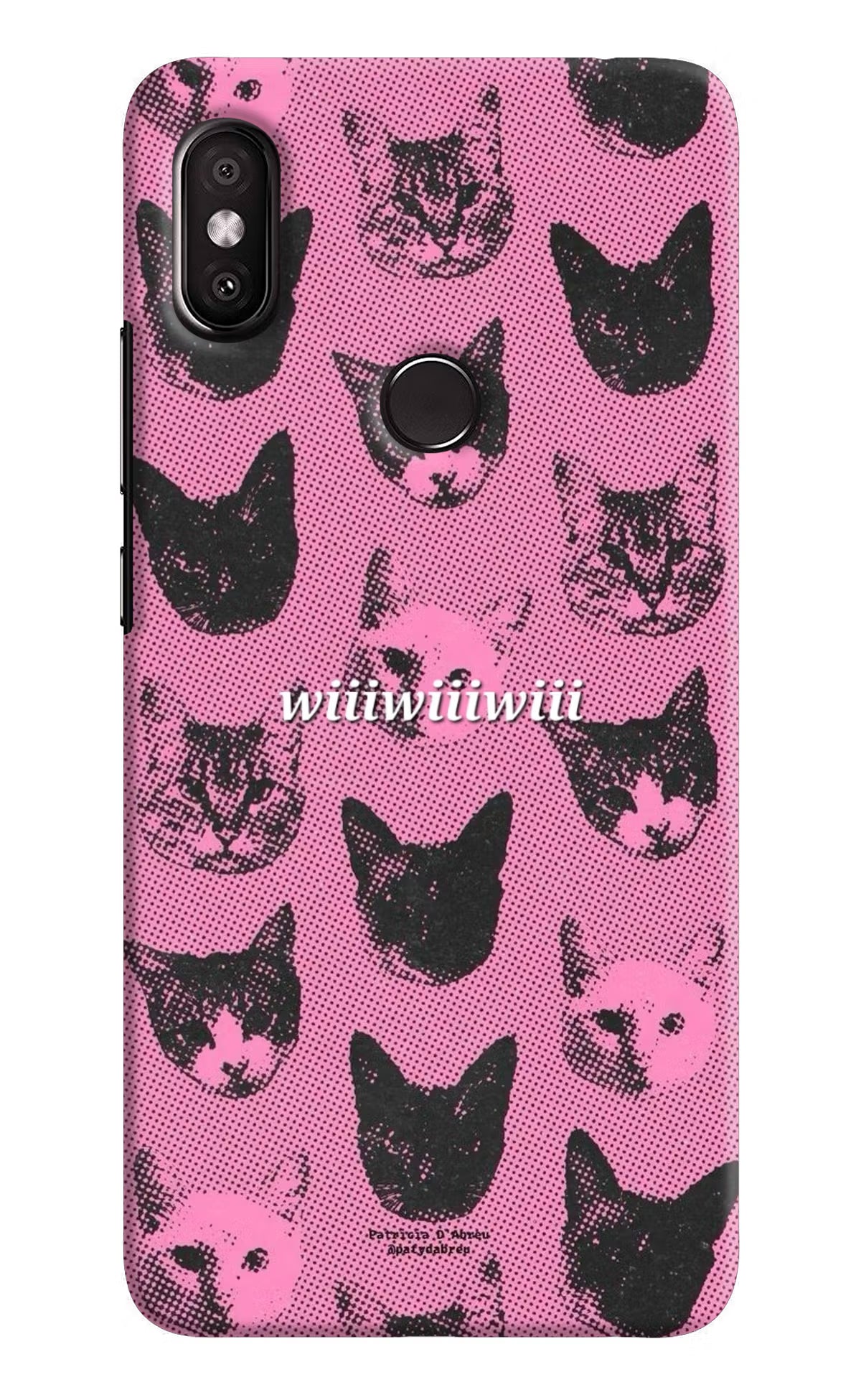 Pink Cats Redmi Y2 Back Cover - Pink Cats Redmi Y2 Hard Case Back Cover by Casekaro Pink Cats Redmi Y2 Hard Case Back Cover by Casekaro