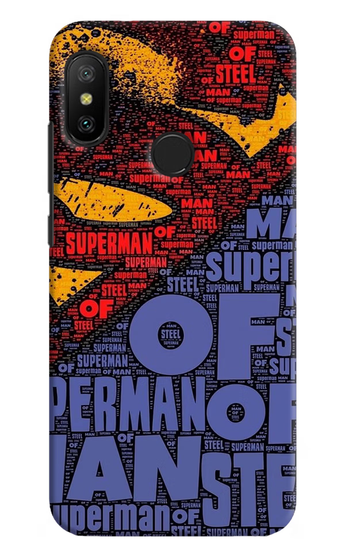 Superman Redmi 6 Pro Back Cover - Superman Redmi 6 Pro Hard Case Back Cover by Casekaro Superman Redmi 6 Pro Hard Case Back Cover by Casekaro