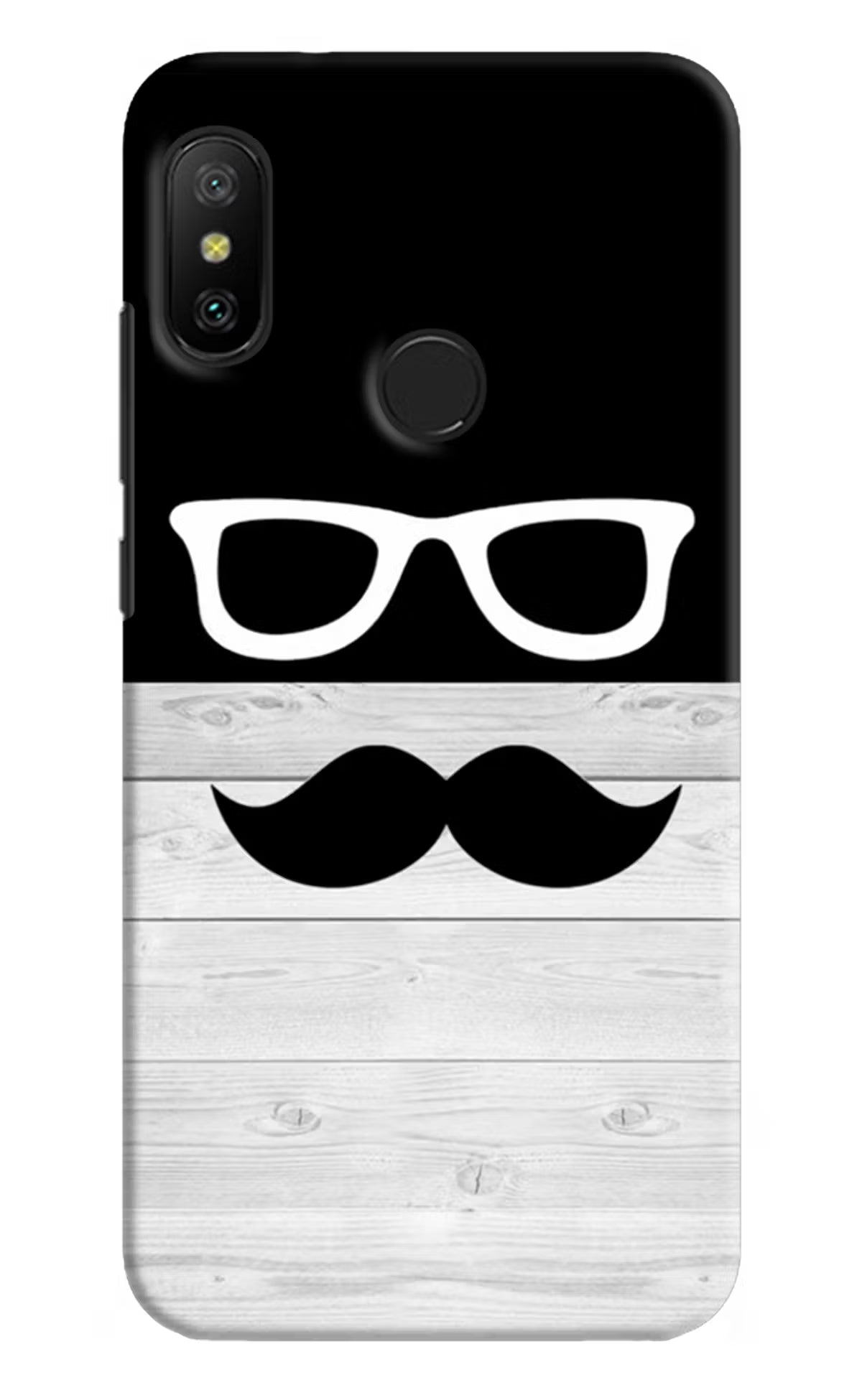 Mustache Redmi 6 Pro Back Cover - Mustache Redmi 6 Pro Hard Case Back Cover by Casekaro Mustache Redmi 6 Pro Hard Case Back Cover by Casekaro