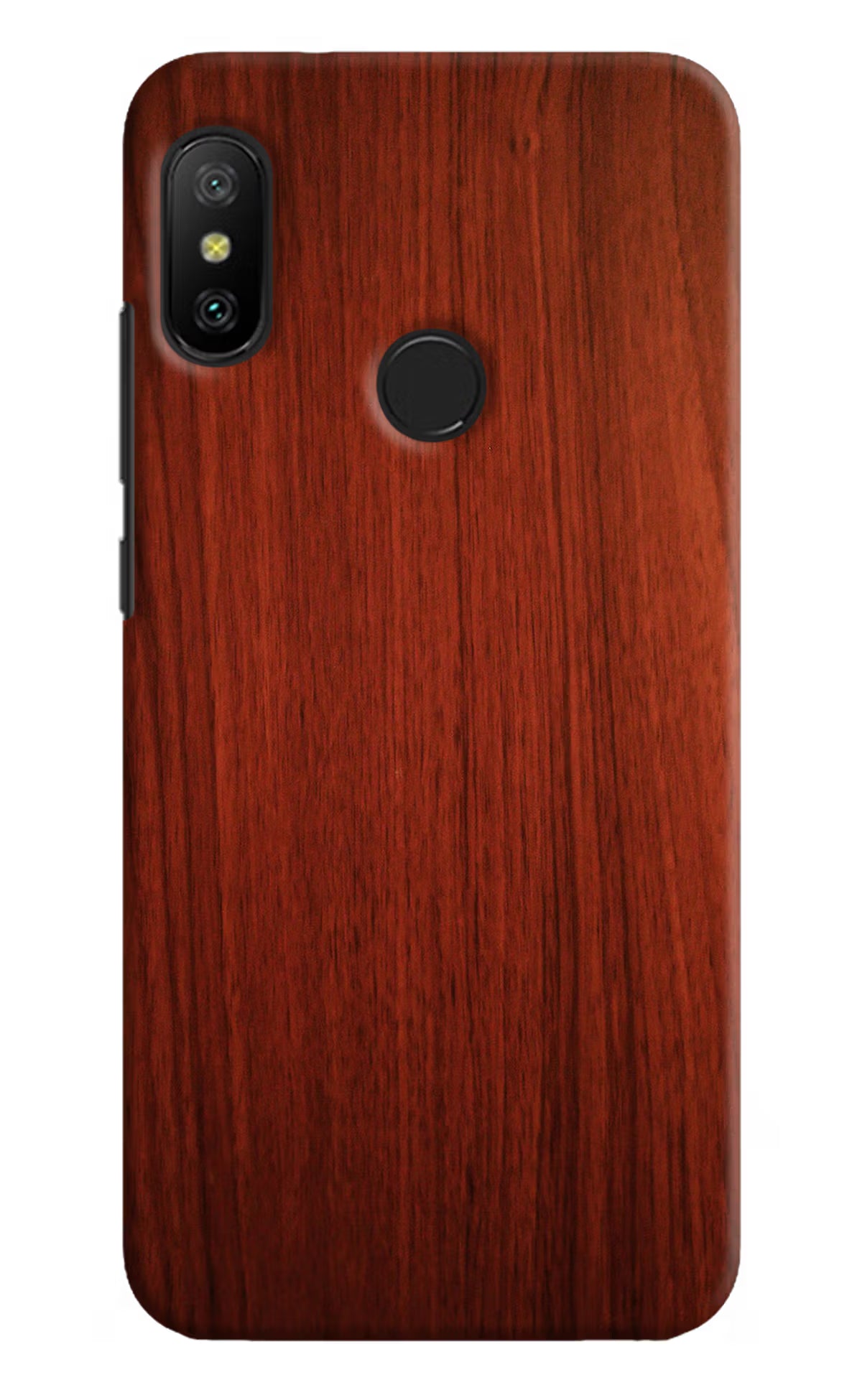 Wooden Plain Pattern Redmi 6 Pro Back Cover - Wooden Plain Pattern Redmi 6 Pro Hard Case Back Cover by Casekaro Wooden Plain Pattern Redmi 6 Pro Hard Case Back Cover by Casekaro