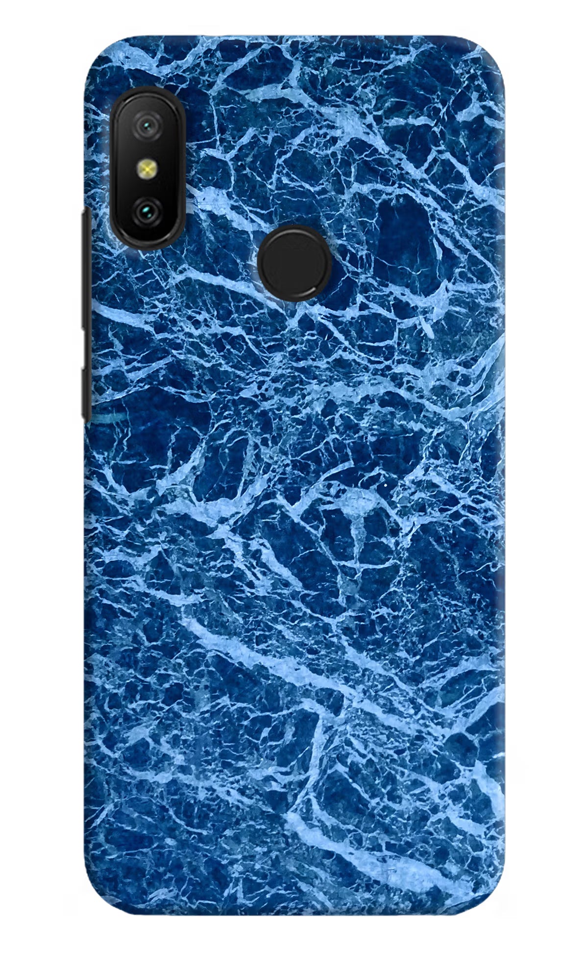 Blue Marble Redmi 6 Pro Back Cover - Blue Marble Redmi 6 Pro Hard Case Back Cover by Casekaro Blue Marble Redmi 6 Pro Hard Case Back Cover by Casekaro