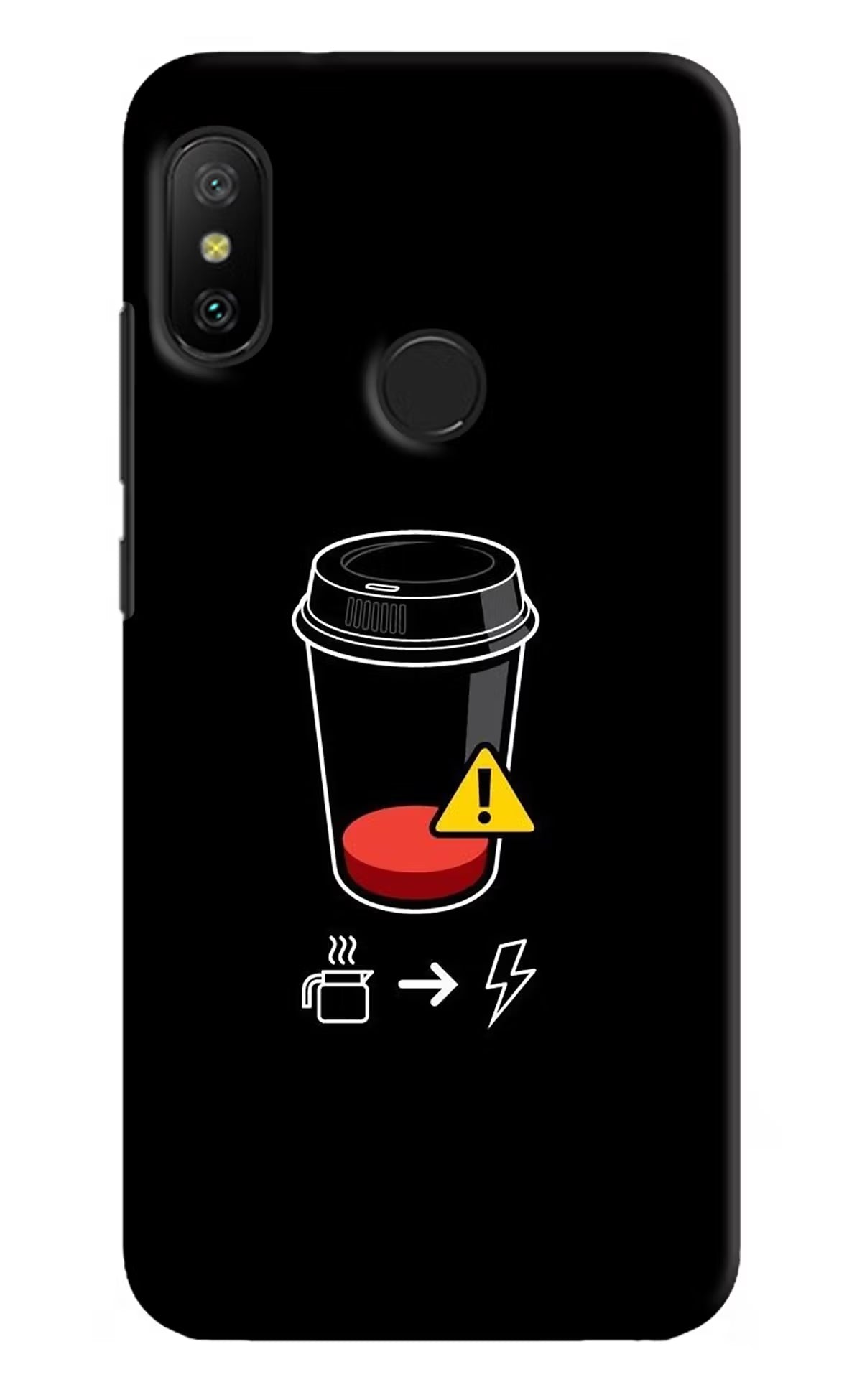 Coffee Redmi 6 Pro Back Cover - Coffee Redmi 6 Pro Hard Case Back Cover by Casekaro Coffee Redmi 6 Pro Hard Case Back Cover by Casekaro