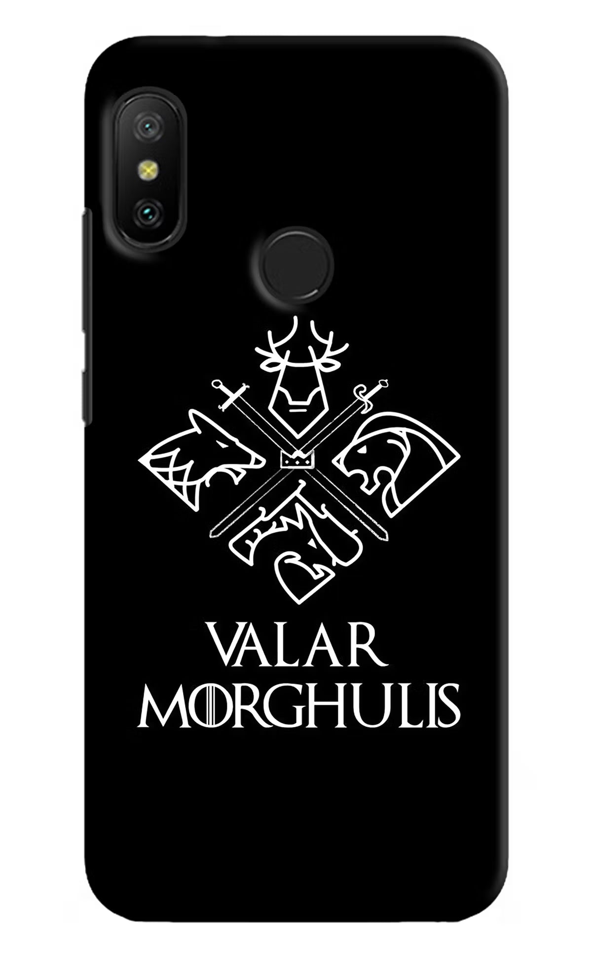 Valar Morghulis | Game Of Thrones Redmi 6 Pro Back Cover - Valar Morghulis | Game Of Thrones Redmi 6 Pro Hard Case Back Cover by Casekaro Valar Morghulis | Game Of Thrones Redmi 6 Pro Hard Case Back Cover by Casekaro