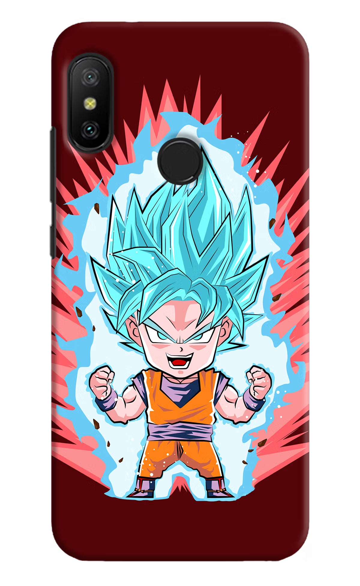 Goku Little Redmi 6 Pro Back Cover - Goku Little Redmi 6 Pro Hard Case Back Cover by Casekaro Goku Little Redmi 6 Pro Hard Case Back Cover by Casekaro