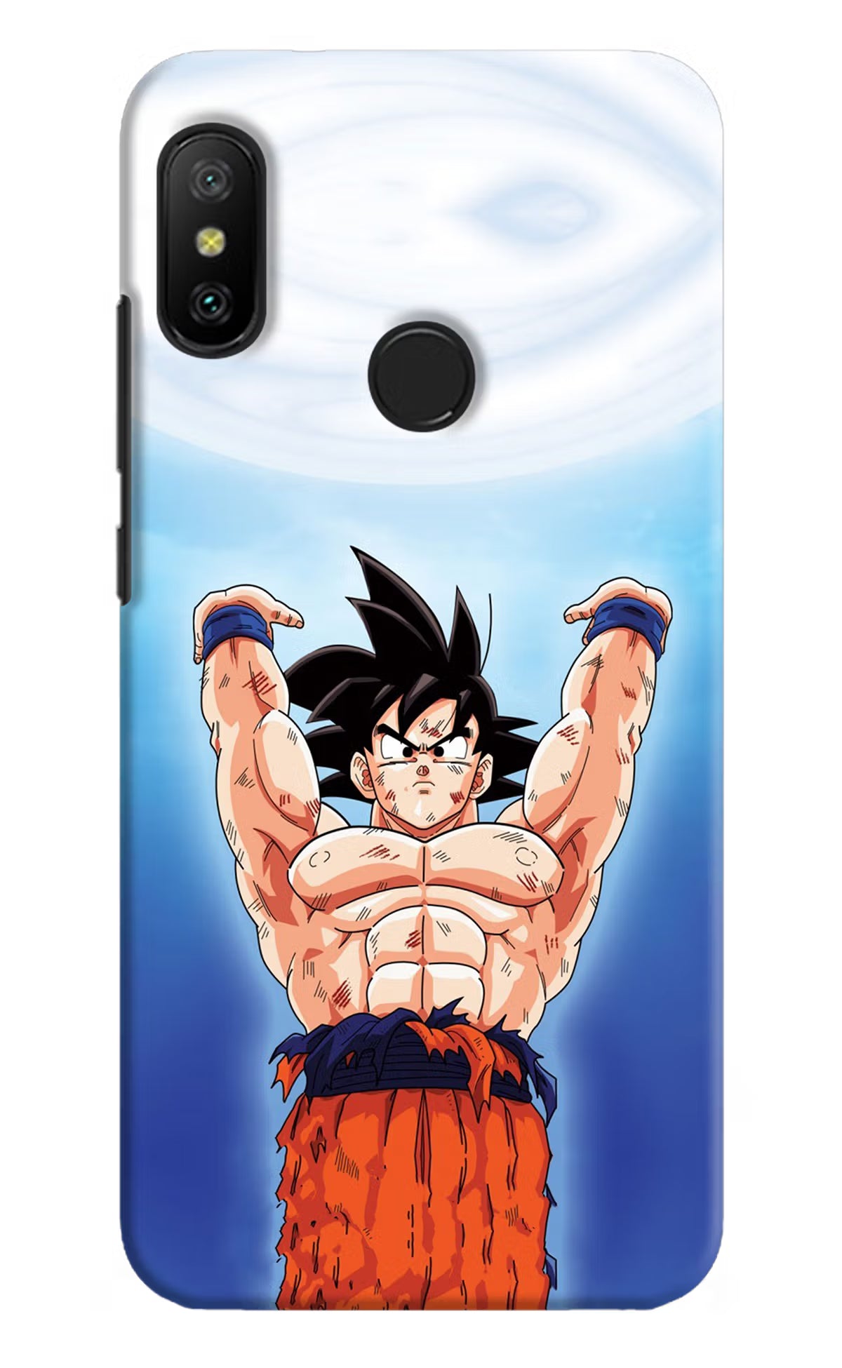 Goku Power Redmi 6 Pro Back Cover - Goku Power Redmi 6 Pro Hard Case Back Cover by Casekaro Goku Power Redmi 6 Pro Hard Case Back Cover by Casekaro