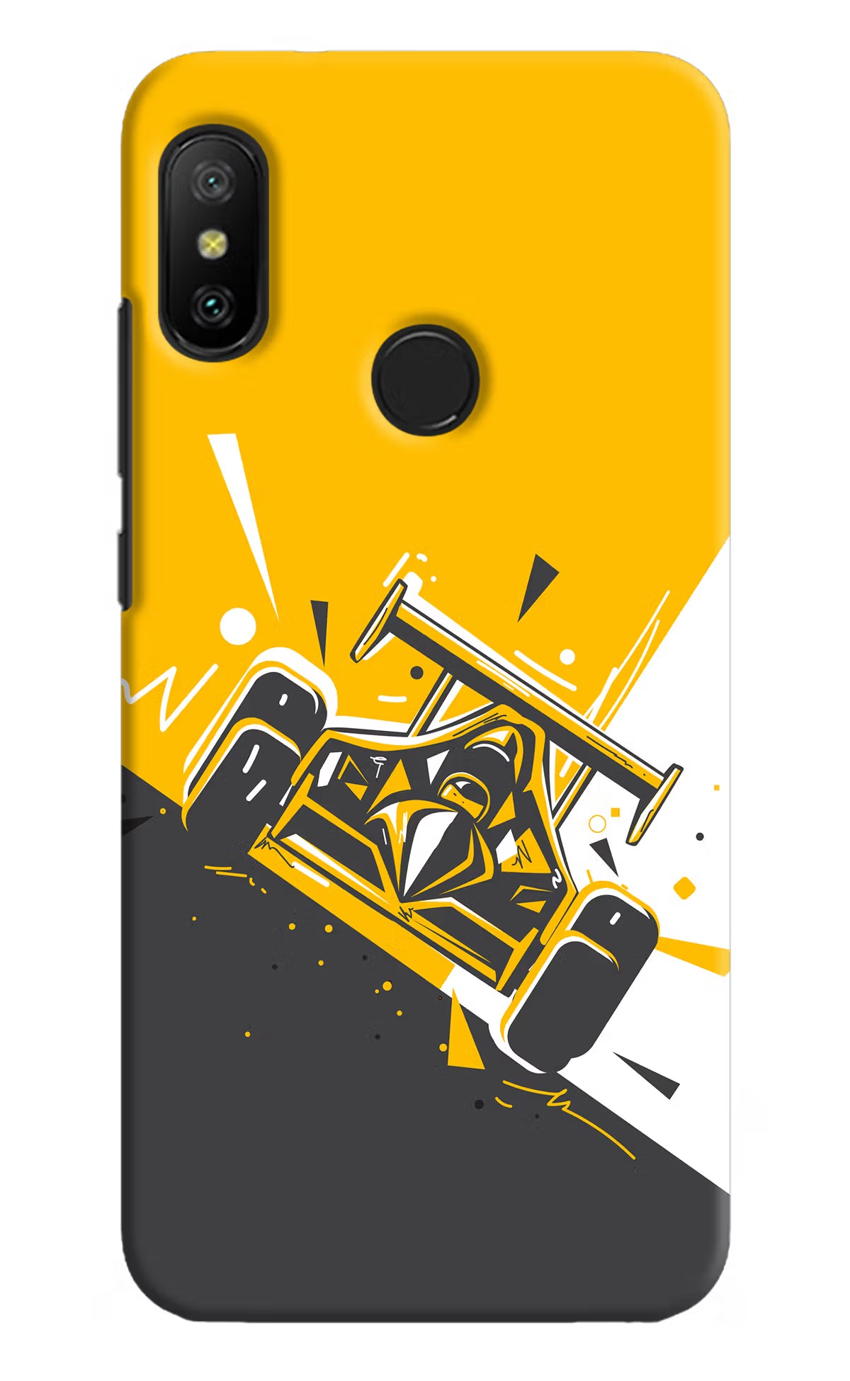 Track King Redmi 6 Pro Back Cover - Track King Redmi 6 Pro Hard Case Back Cover by Casekaro Track King Redmi 6 Pro Hard Case Back Cover by Casekaro