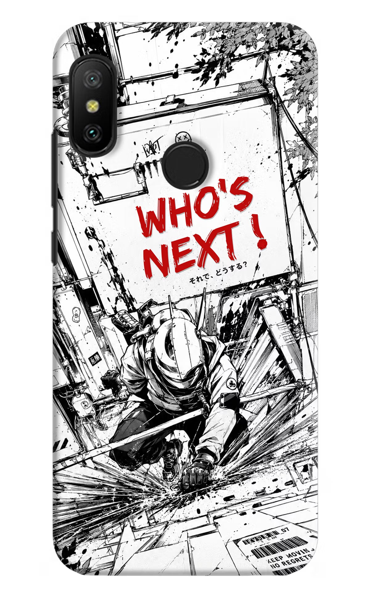 Who's Next Redmi 6 Pro Back Cover - Who's Next Redmi 6 Pro Hard Case Back Cover by Casekaro Who's Next Redmi 6 Pro Hard Case Back Cover by Casekaro