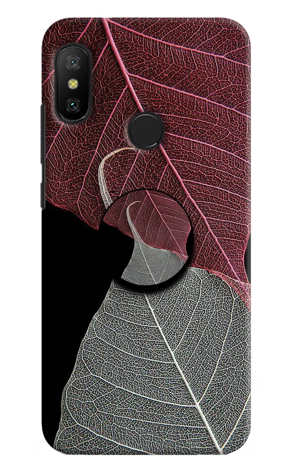 Leaf Pattern Redmi 6 Pro Pop Case - Leaf Pattern Redmi 6 Pro Pop Case by Casekaro Leaf Pattern Redmi 6 Pro Pop Case by Casekaro