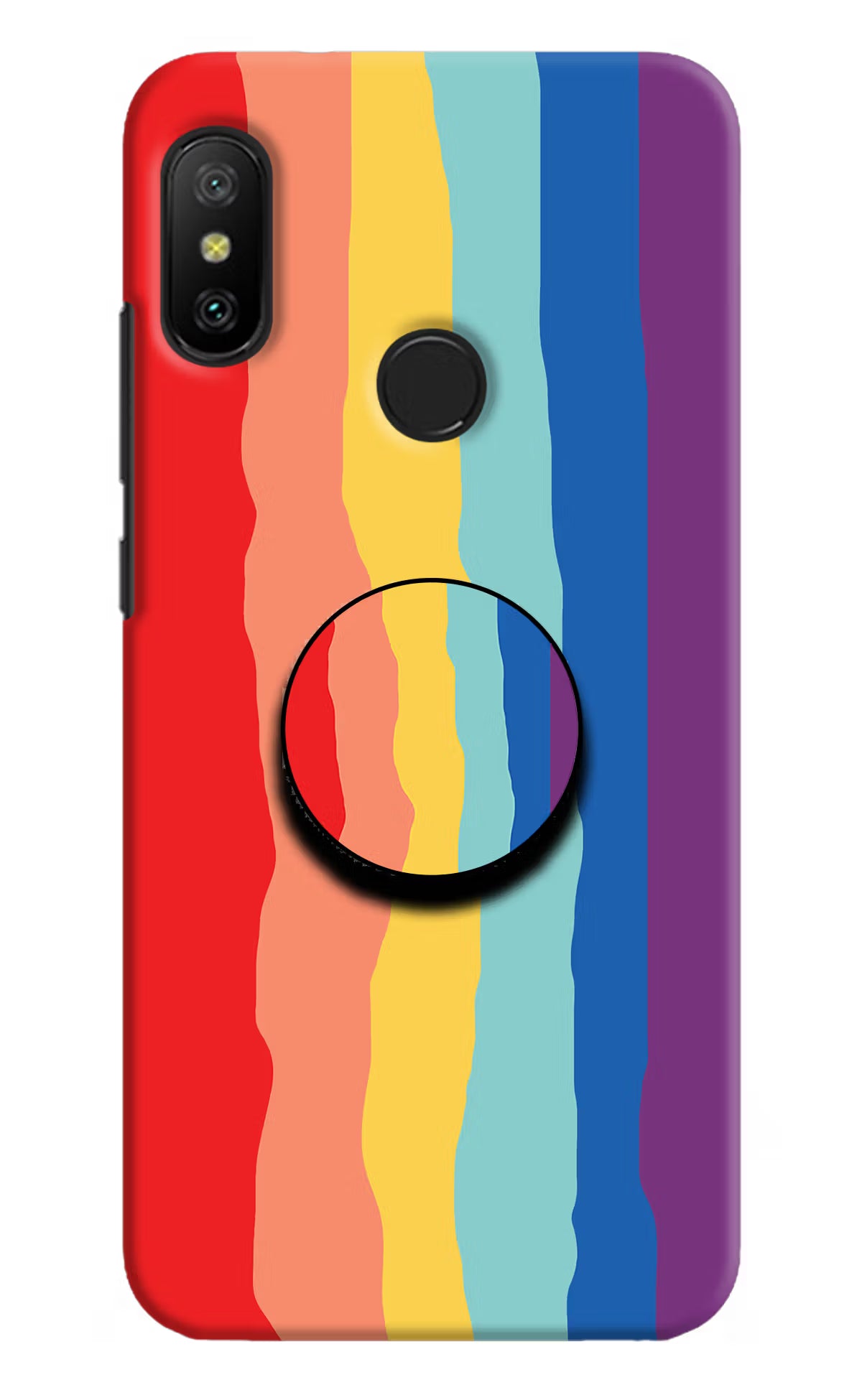 Rainbow Redmi 6 Pro Pop Case - Rainbow Redmi 6 Pro Pop Case by Casekaro Rainbow Redmi 6 Pro Pop Case by Casekaro