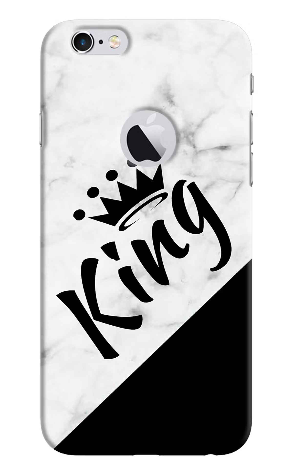 King iPhone 6 Logocut Hard Case Back Cover by Casekaro