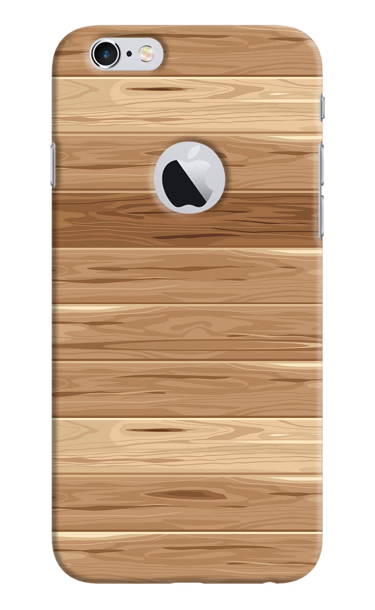 Wooden Vector iPhone 6 Logocut Hard Case Back Cover by Casekaro