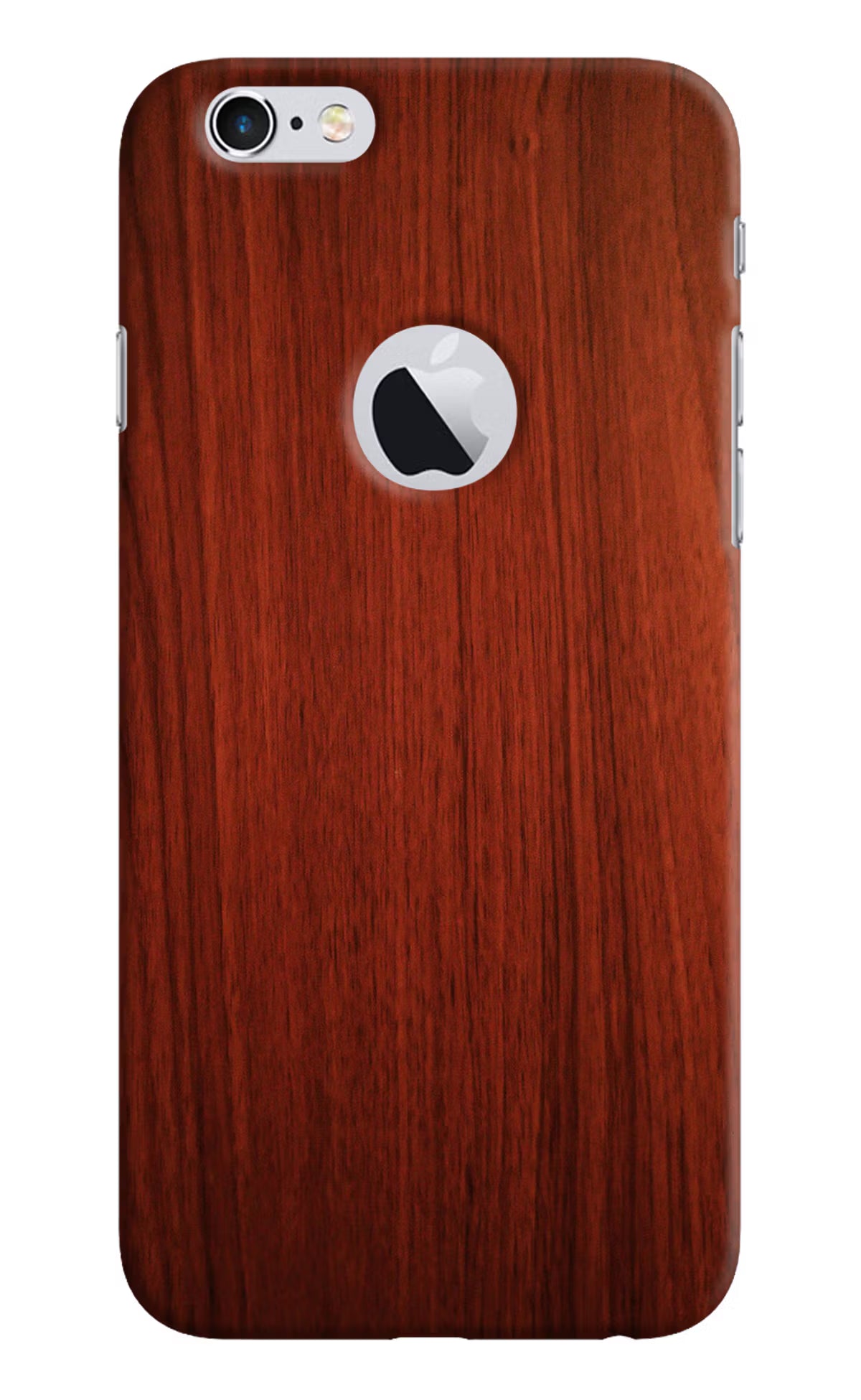 Wooden Plain Pattern iPhone 6 Logocut Hard Case Back Cover by Casekaro