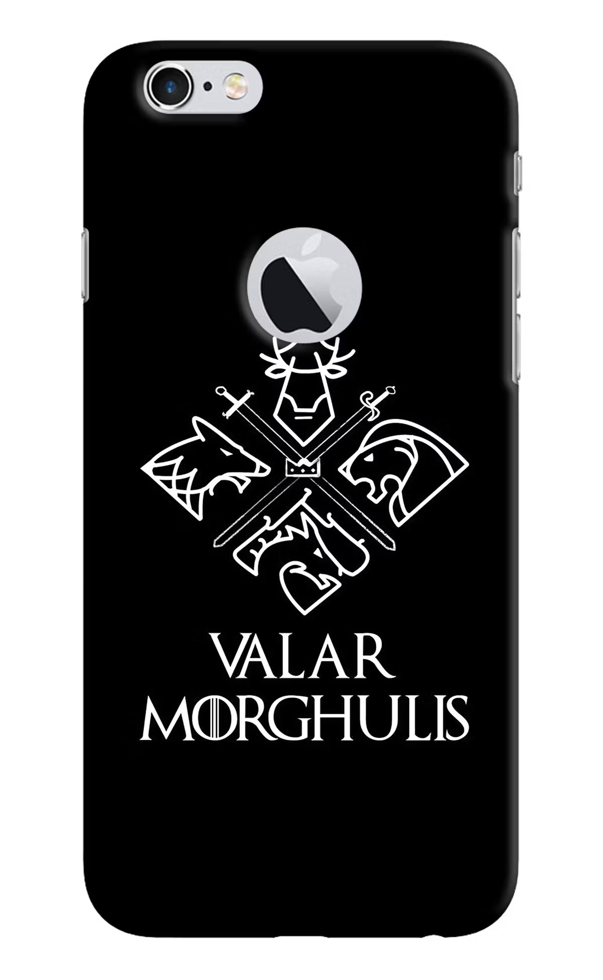 Valar Morghulis | Game Of Thrones iPhone 6 Logocut Back Cover - Valar Morghulis | Game Of Thrones iPhone 6 Logocut Hard Case Back Cover by Casekaro Valar Morghulis | Game Of Thrones iPhone 6 Logocut Hard Case Back Cover by Casekaro