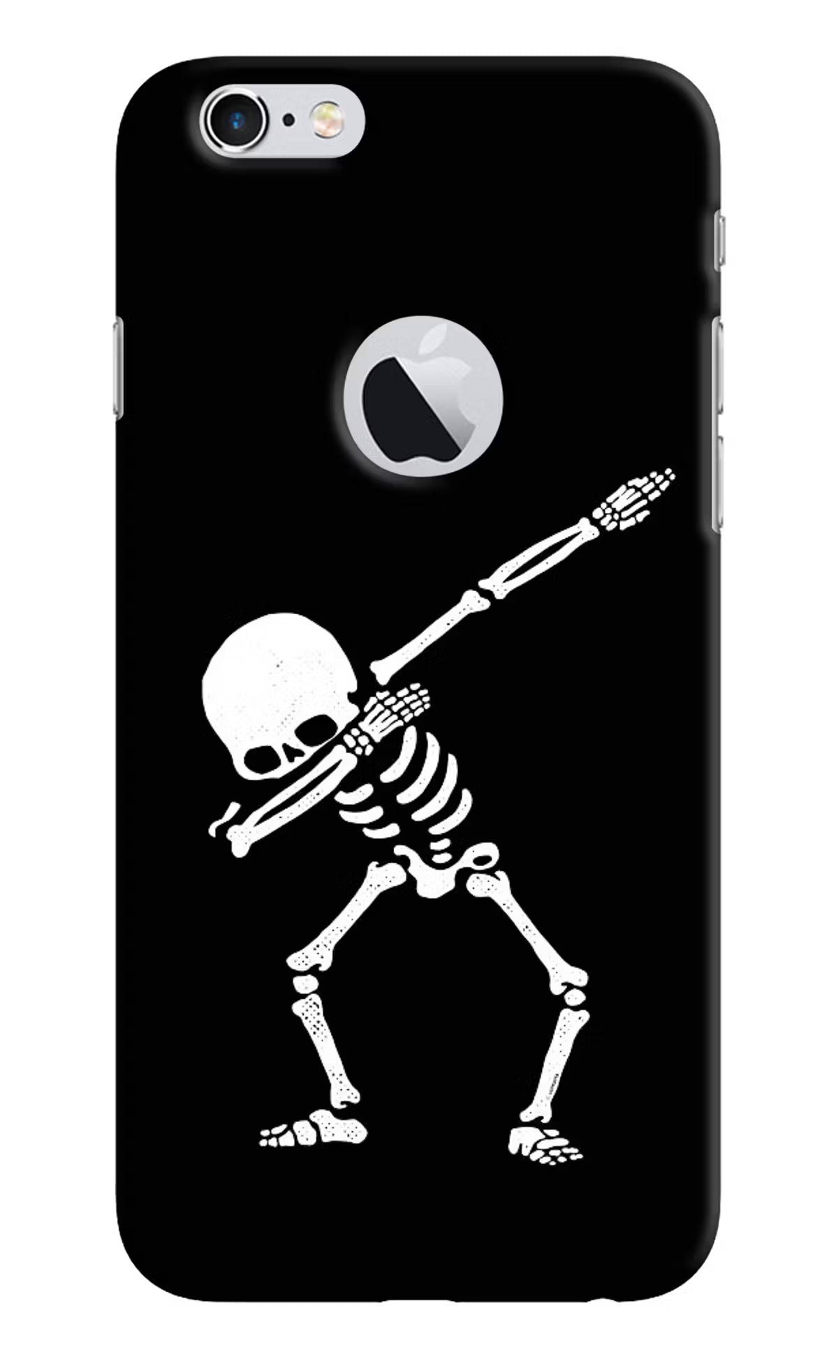 Dabbing Skeleton Art iPhone 6 Logocut Back Cover - Dabbing Skeleton Art iPhone 6 Logocut Hard Case Back Cover by Casekaro Dabbing Skeleton Art iPhone 6 Logocut Hard Case Back Cover by Casekaro