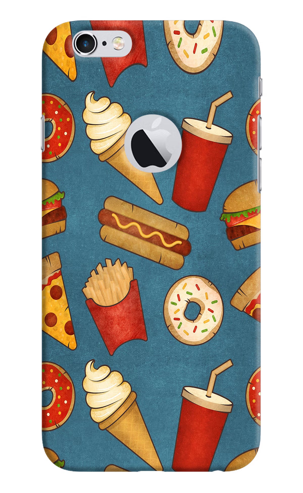 Foodie iPhone 6 Logocut Back Cover - Foodie iPhone 6 Logocut Hard Case Back Cover by Casekaro Foodie iPhone 6 Logocut Hard Case Back Cover by Casekaro